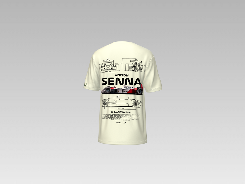MC LAREN MP4/4 PRINTED T-SHIRT
