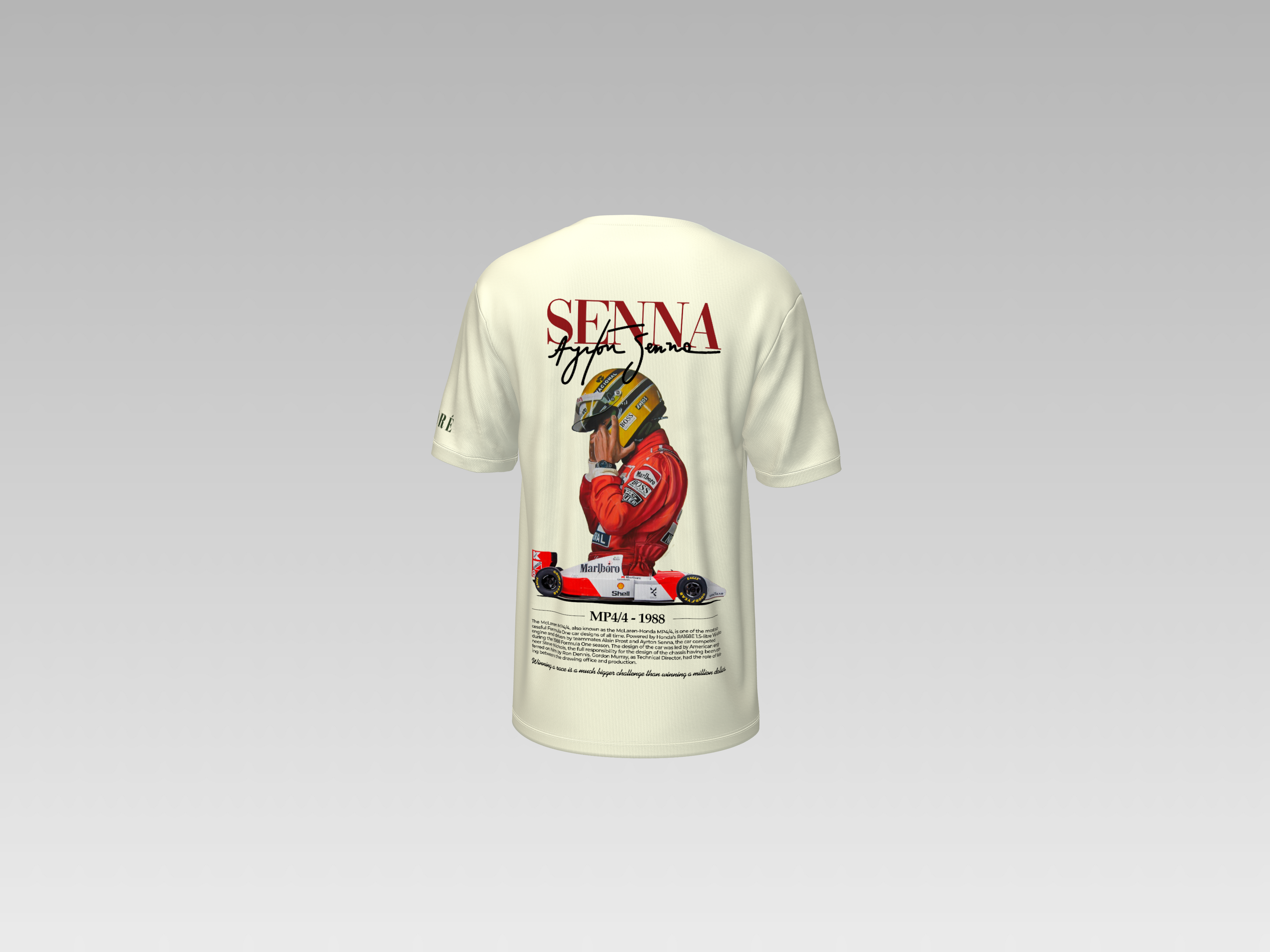 AYRTON SENNA PRINTED T-SHIRT