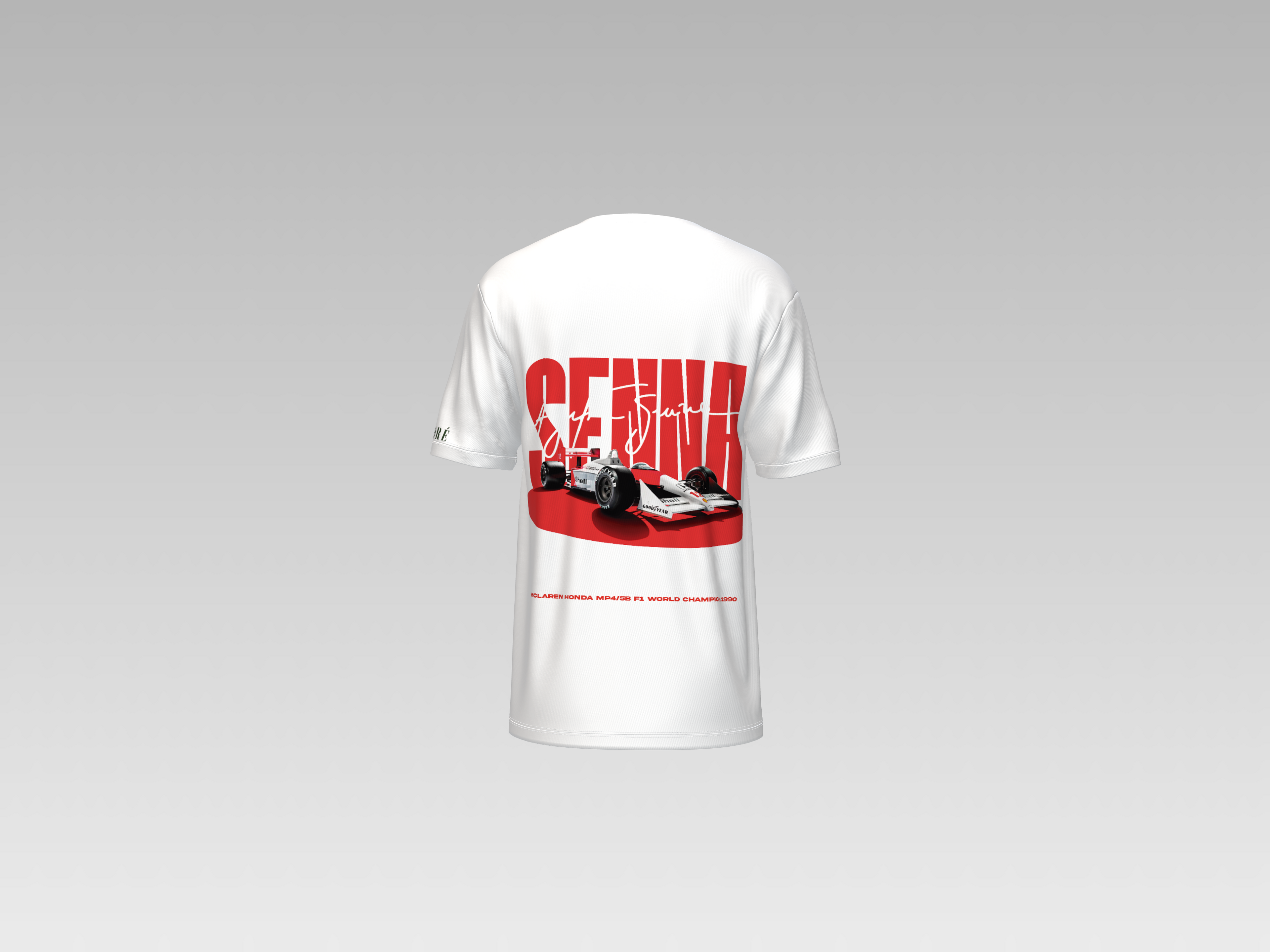SENNA RACING CAR PRINTED T-SHIRT