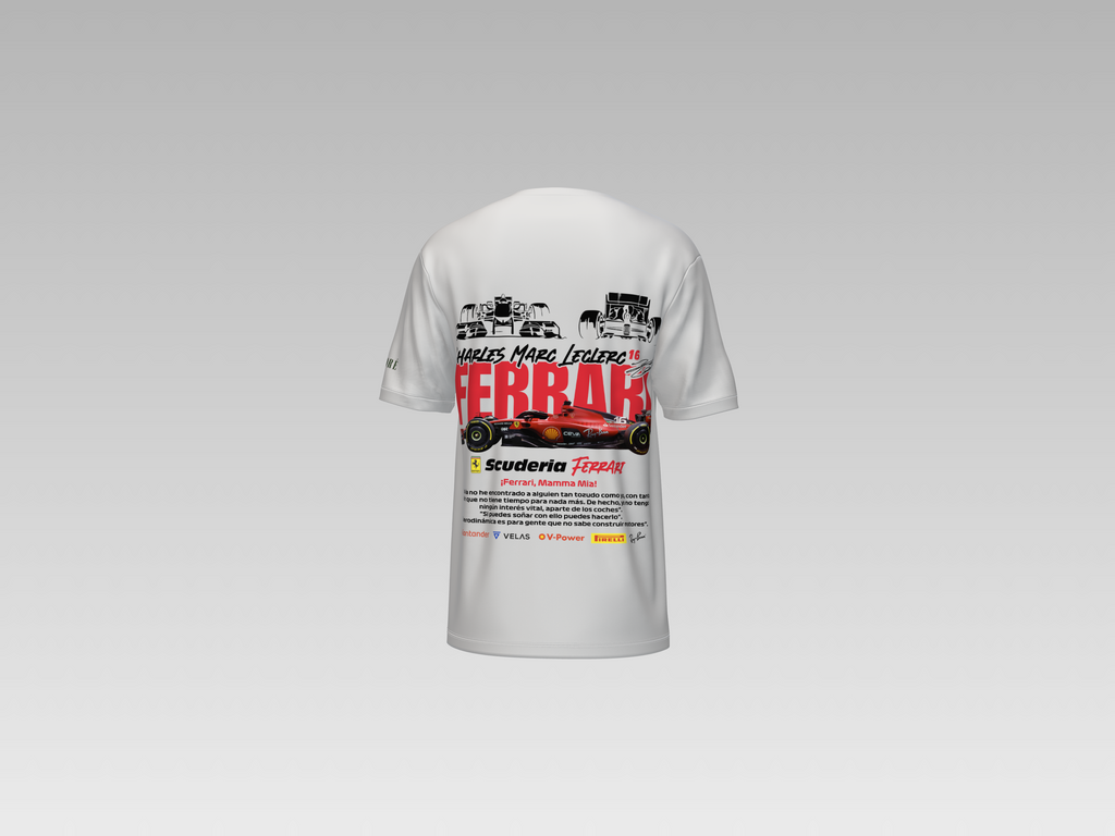 SCUDERIA FERRARI PRINTED T-SHIRT