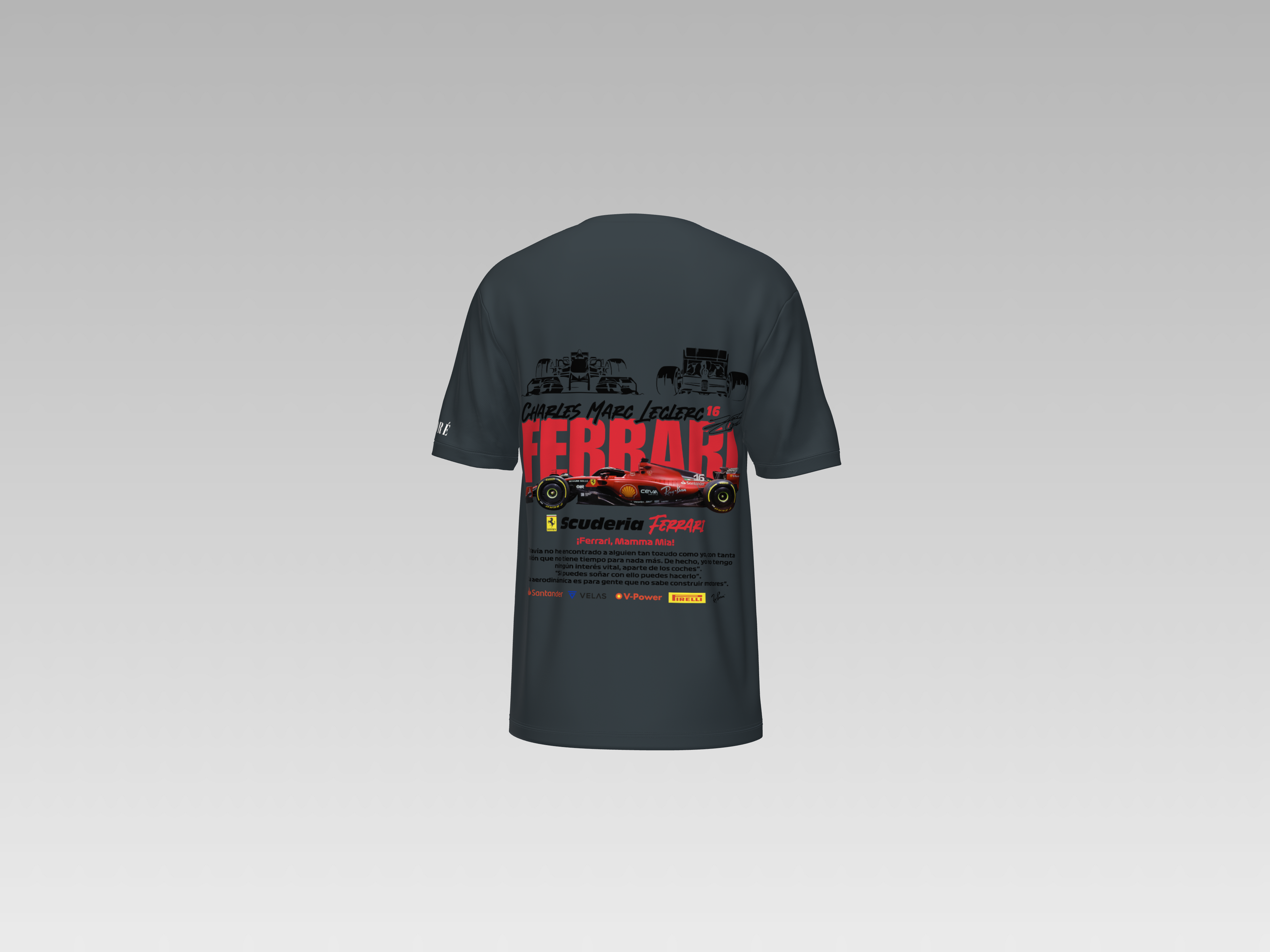 SCUDERIA FERRARI PRINTED T-SHIRT