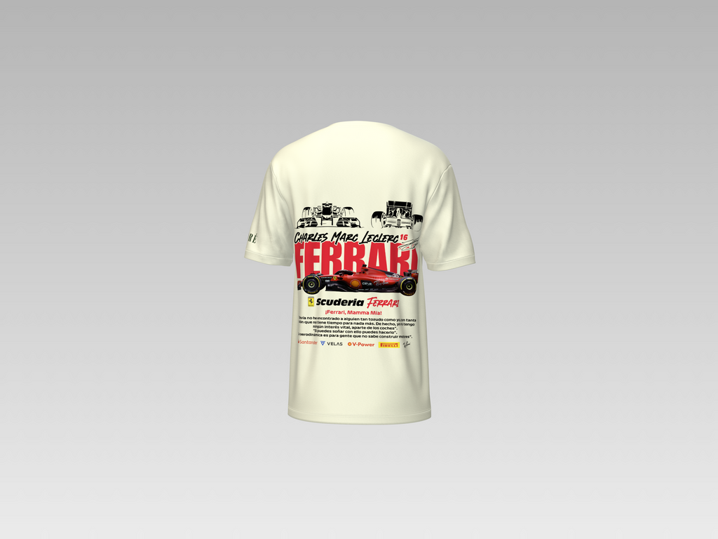 SCUDERIA FERRARI PRINTED T-SHIRT