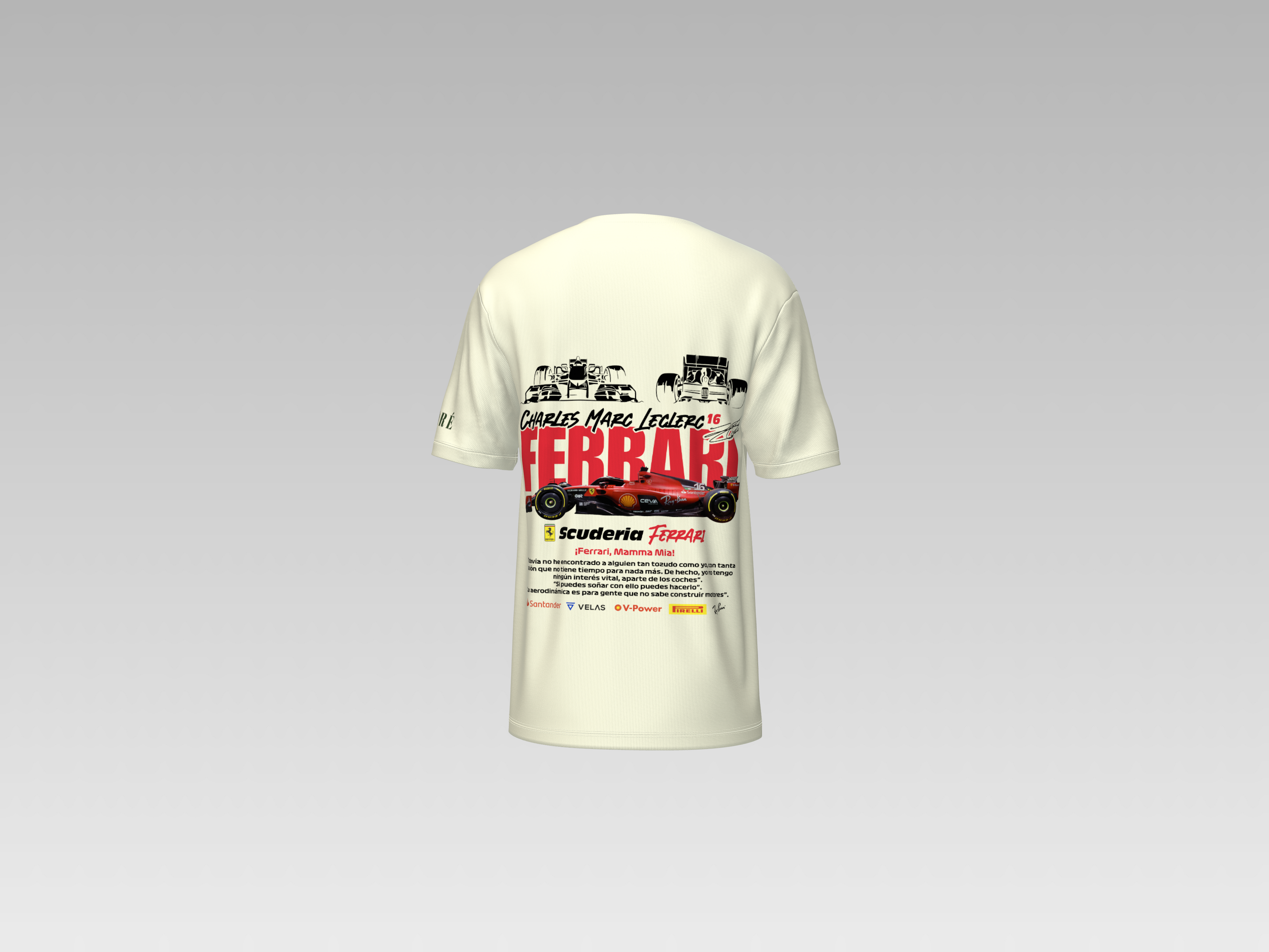 SCUDERIA FERRARI PRINTED T-SHIRT