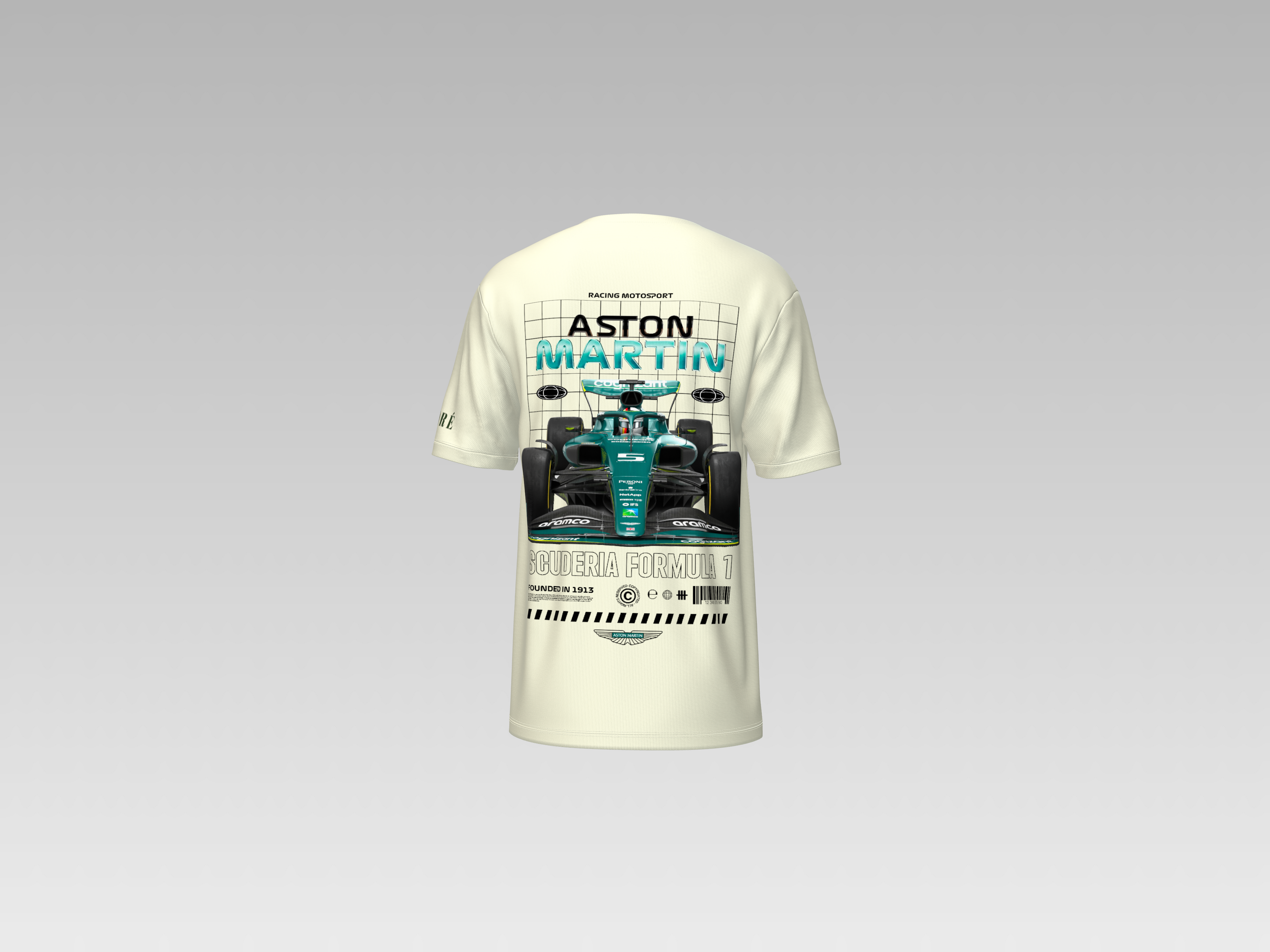 ASTON MARTIN PRINTED T-SHIRT