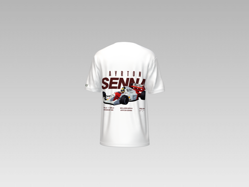 1988 WORLD CHAMPION AYRTON SENNA PRINTED T-SHIRT