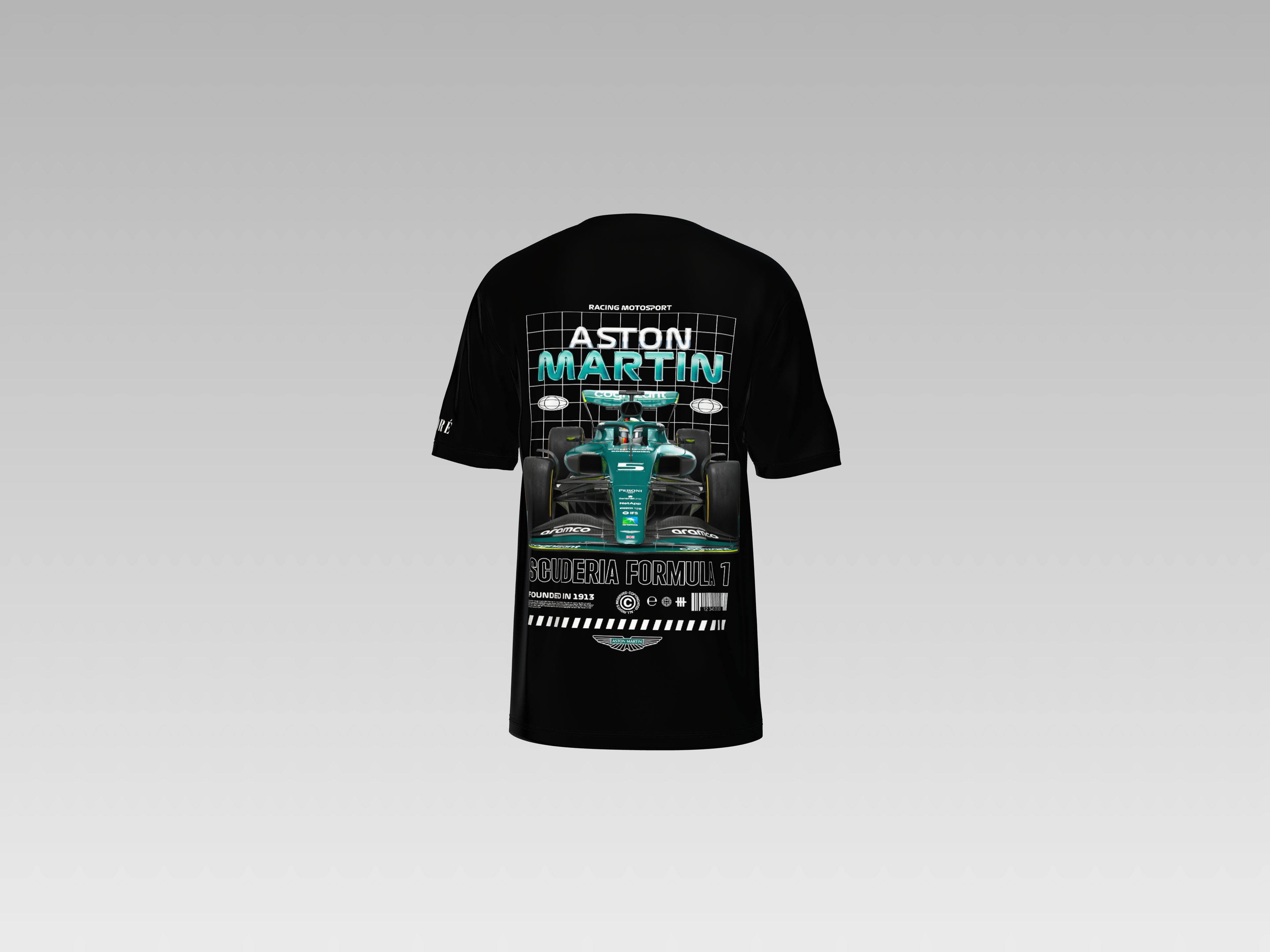 ASTON MARTIN PRINTED T-SHIRT