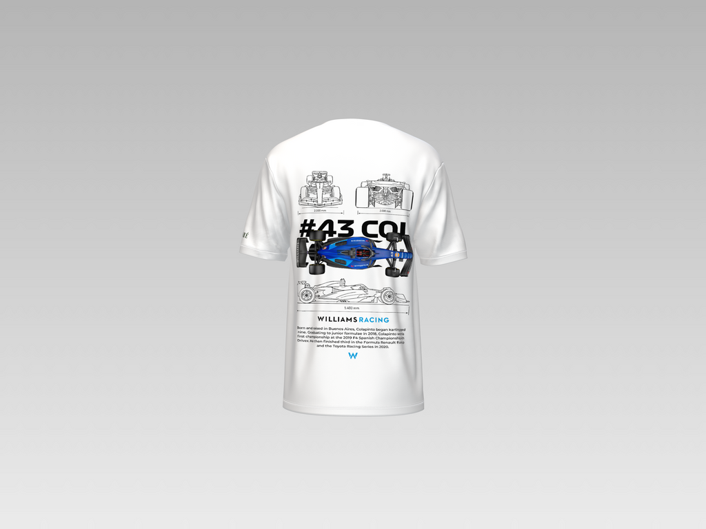 WILLIAMS RACING PRINTED T-SHIRT
