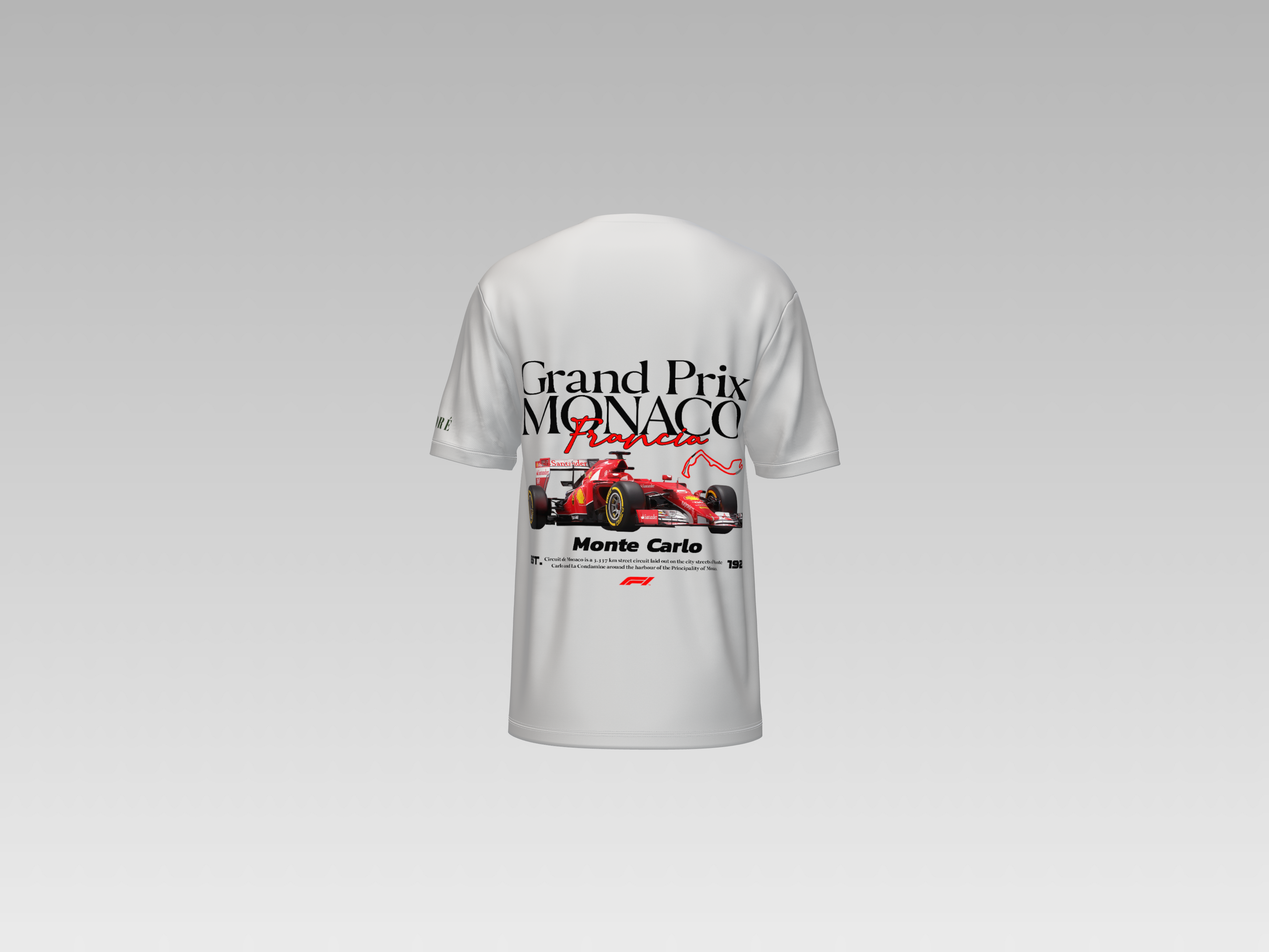 MONACO GRAND PRIX FRANCIA PRINTED T-SHIRT