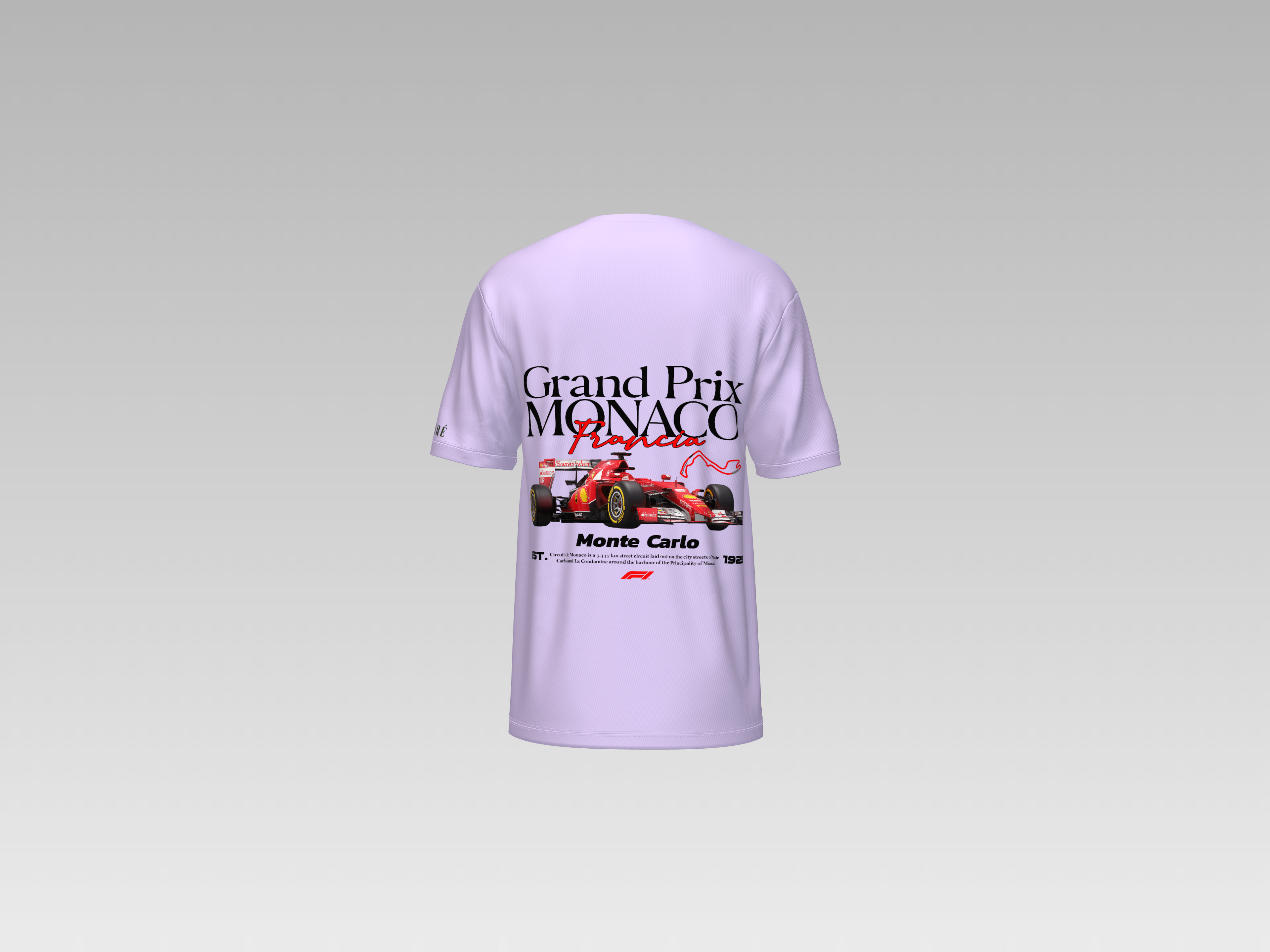 MONACO GRAND PRIX FRANCIA PRINTED T-SHIRT