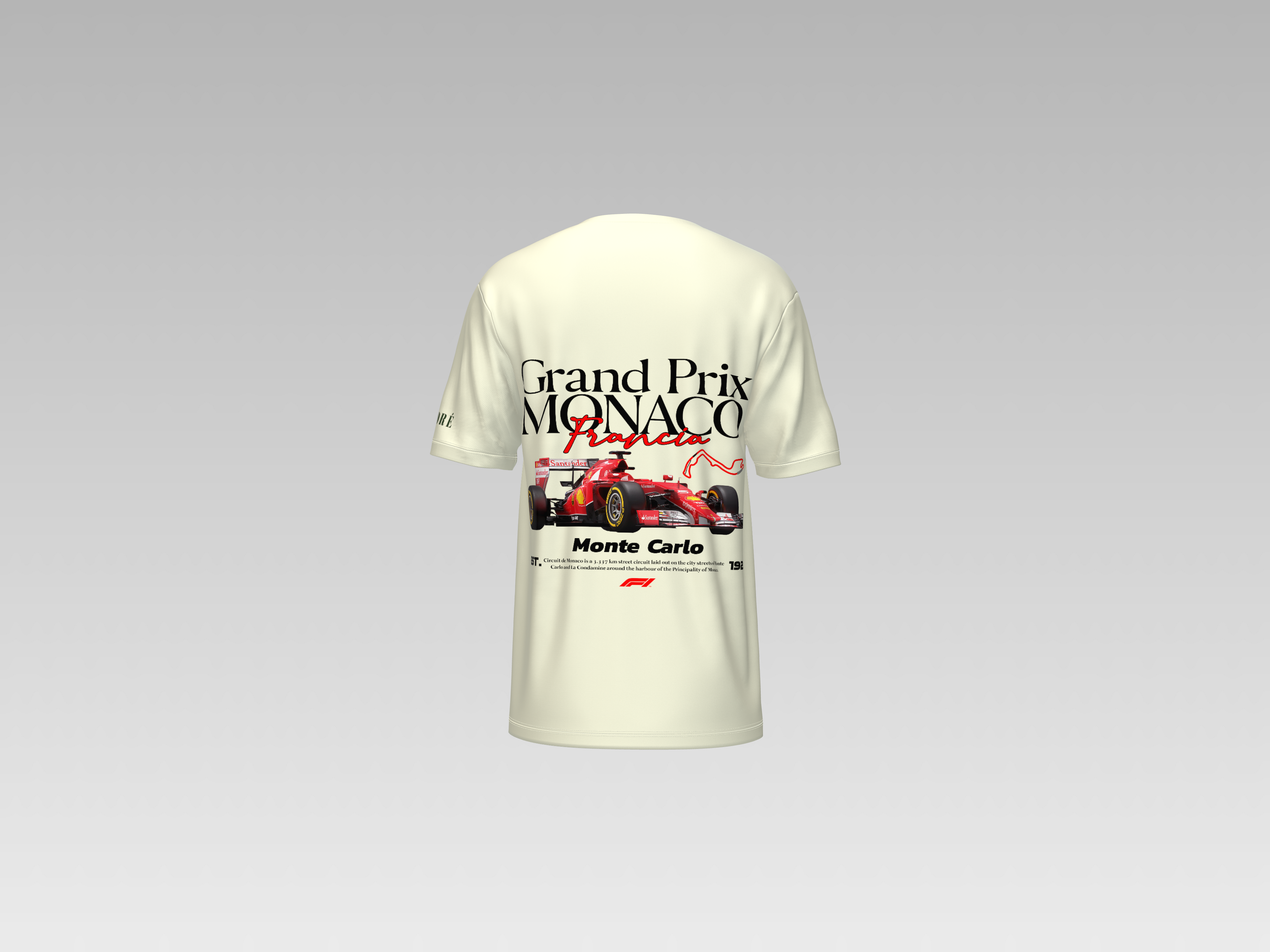 MONACO GRAND PRIX FRANCIA PRINTED T-SHIRT
