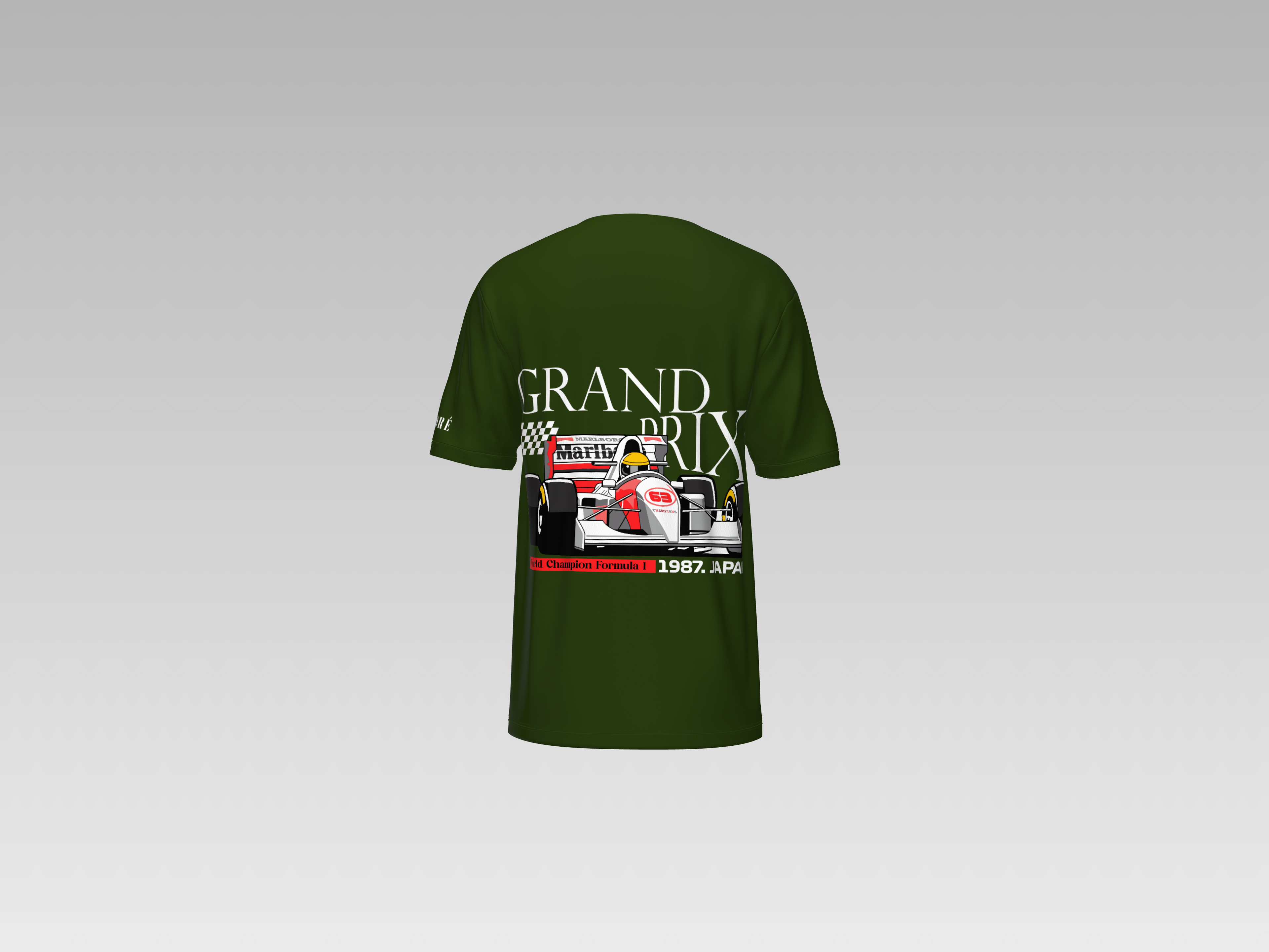 GRAND PRIX CAR PRINTED T-SHIRT