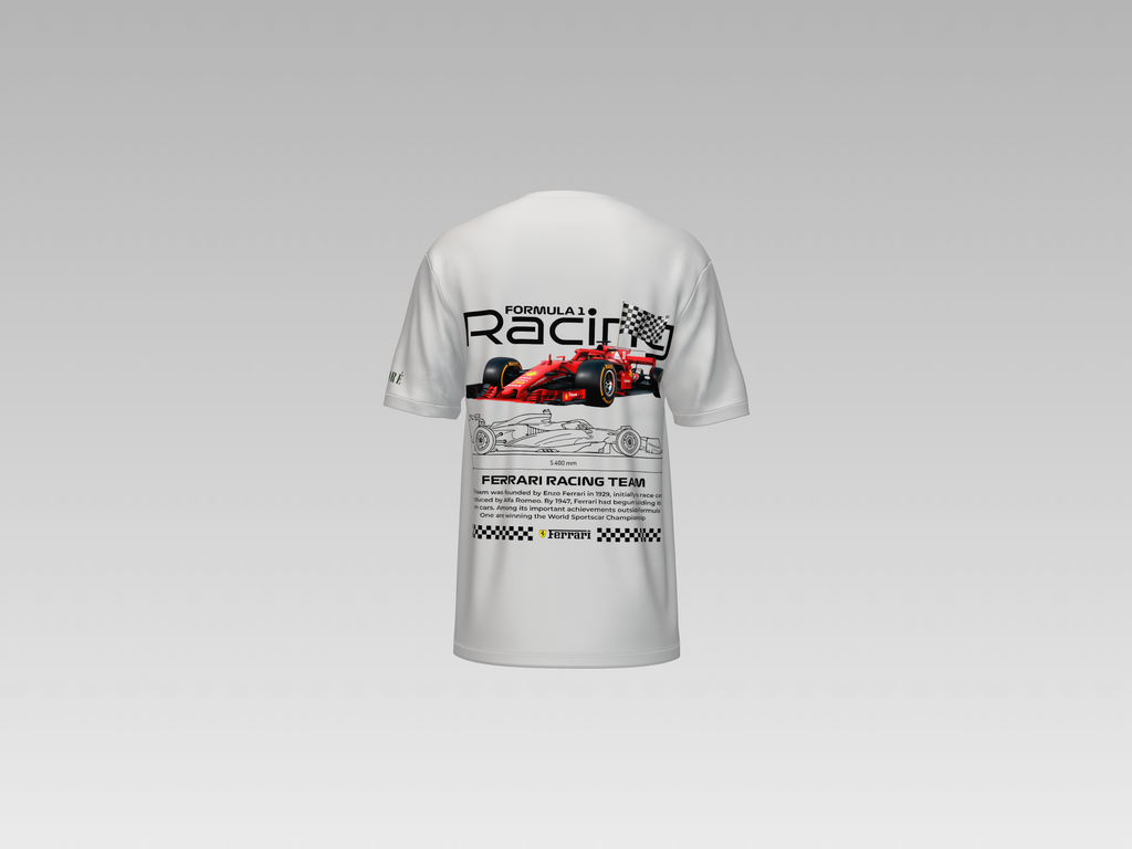 FERRARI RACING TEAM PRINTED T-SHIRT