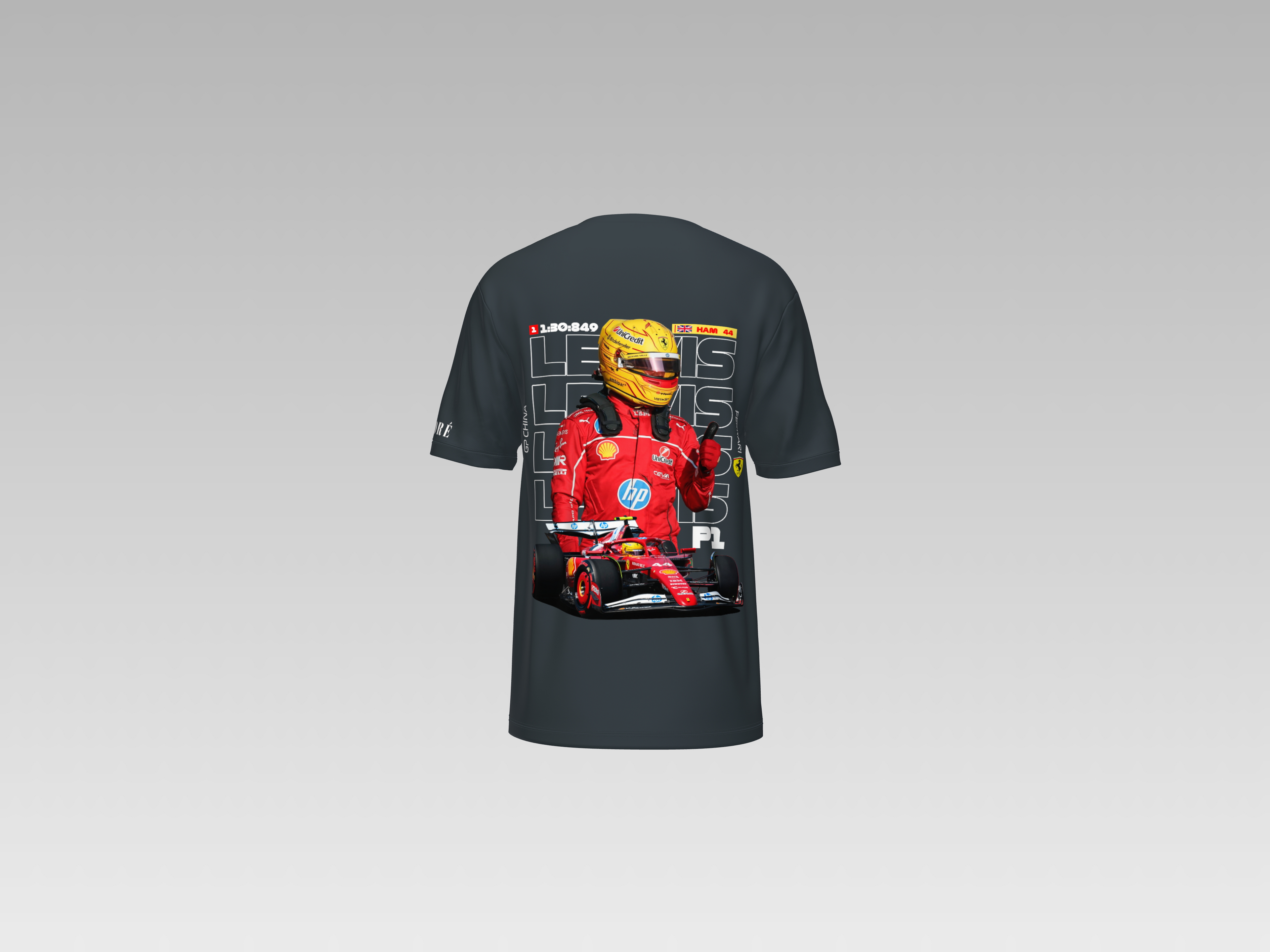 LEWIS FERRARI PRINTED T-SHIRT