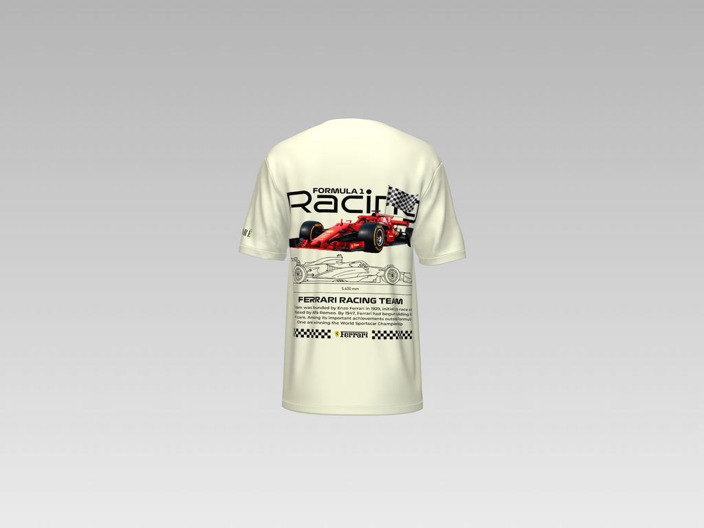 FERRARI RACING TEAM PRINTED T-SHIRT