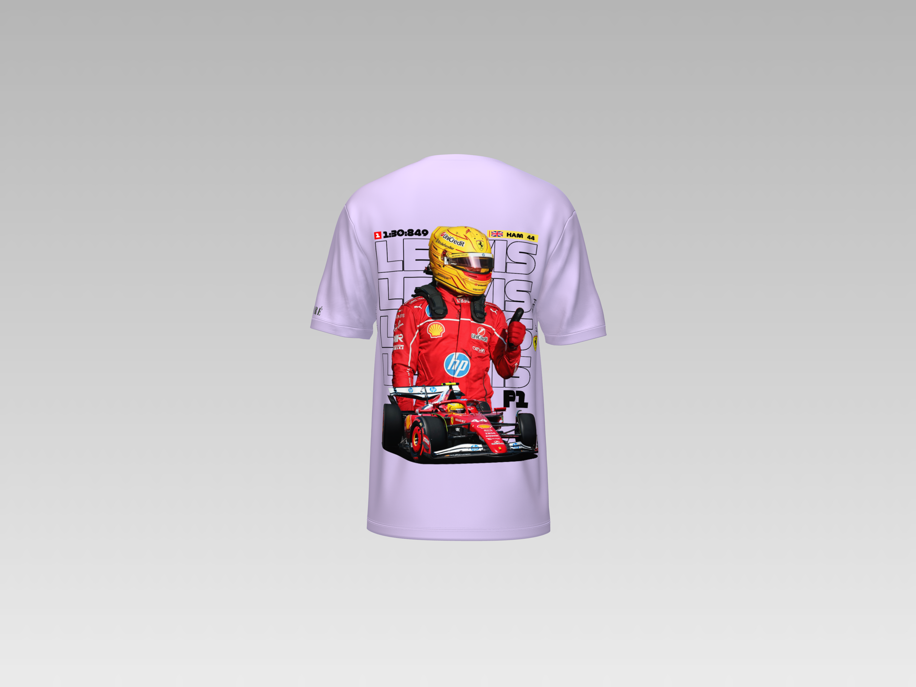 LEWIS FERRARI PRINTED T-SHIRT