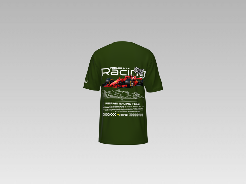 FERRARI RACING TEAM PRINTED T-SHIRT