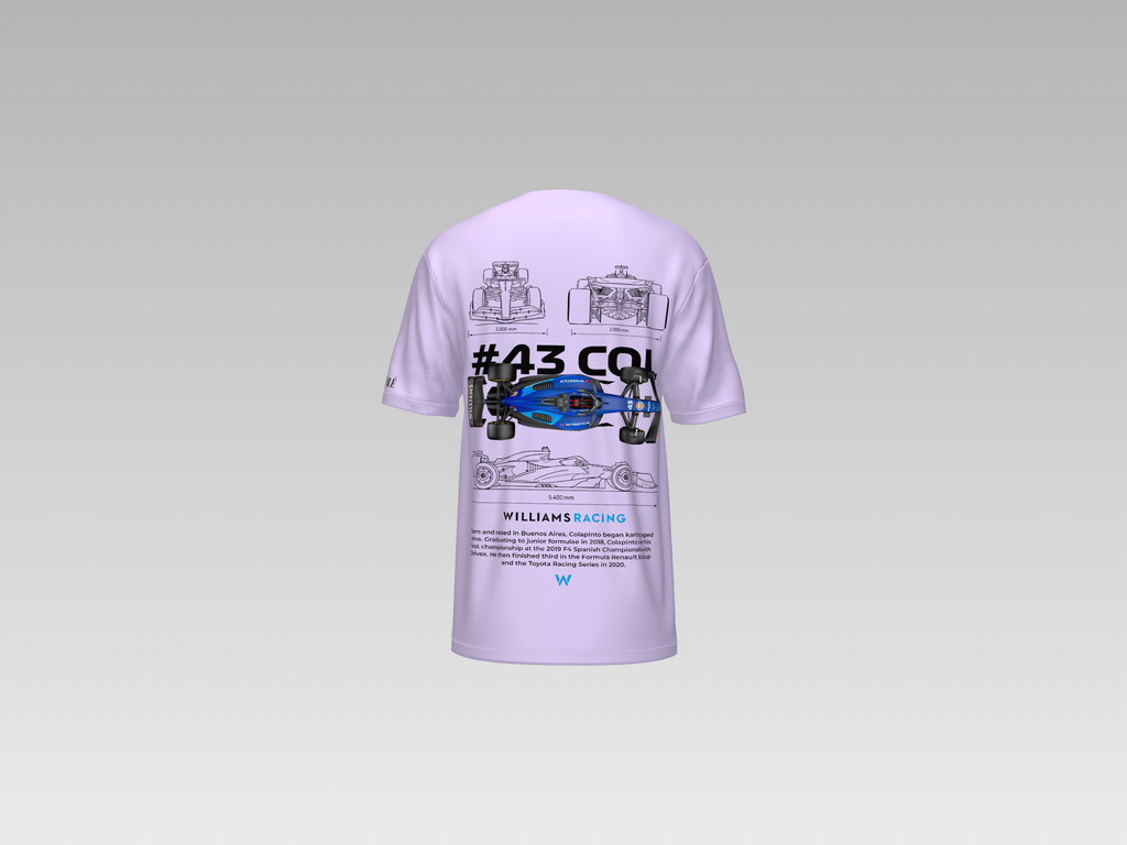 WILLIAMS RACING PRINTED T-SHIRT