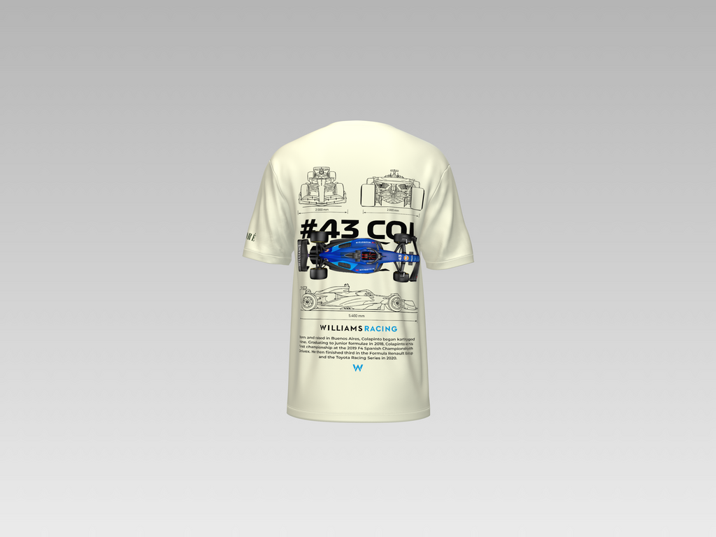 WILLIAMS RACING PRINTED T-SHIRT