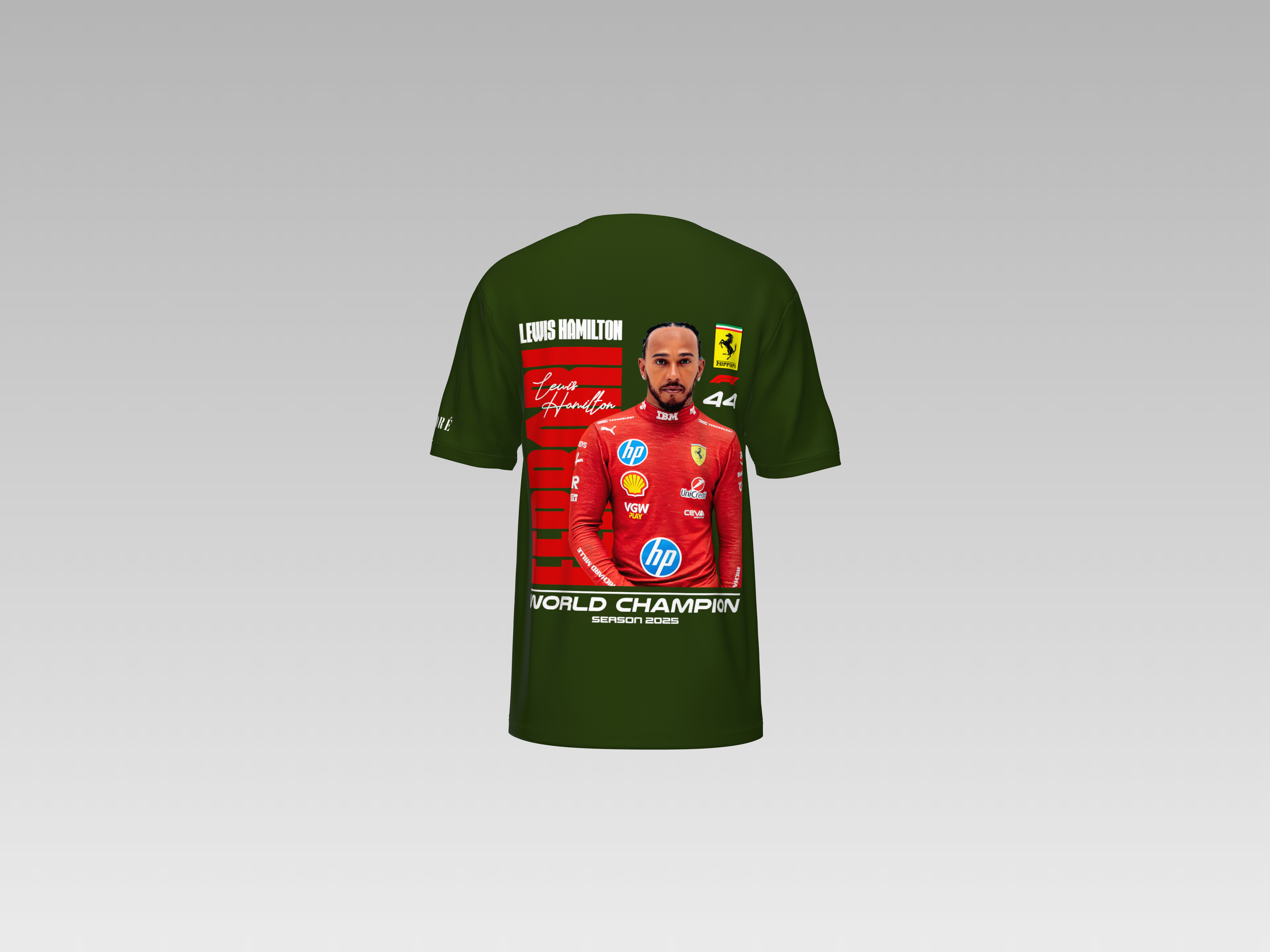 FERRARI RACING TEAM PRINTED T-SHIRT