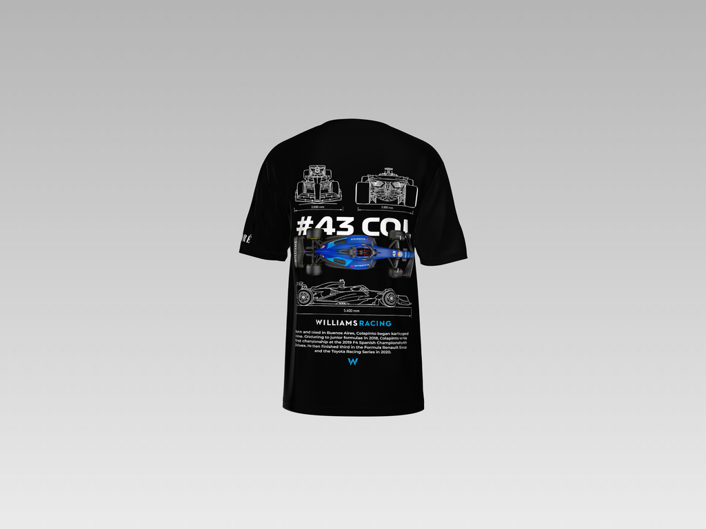 WILLIAMS RACING PRINTED T-SHIRT