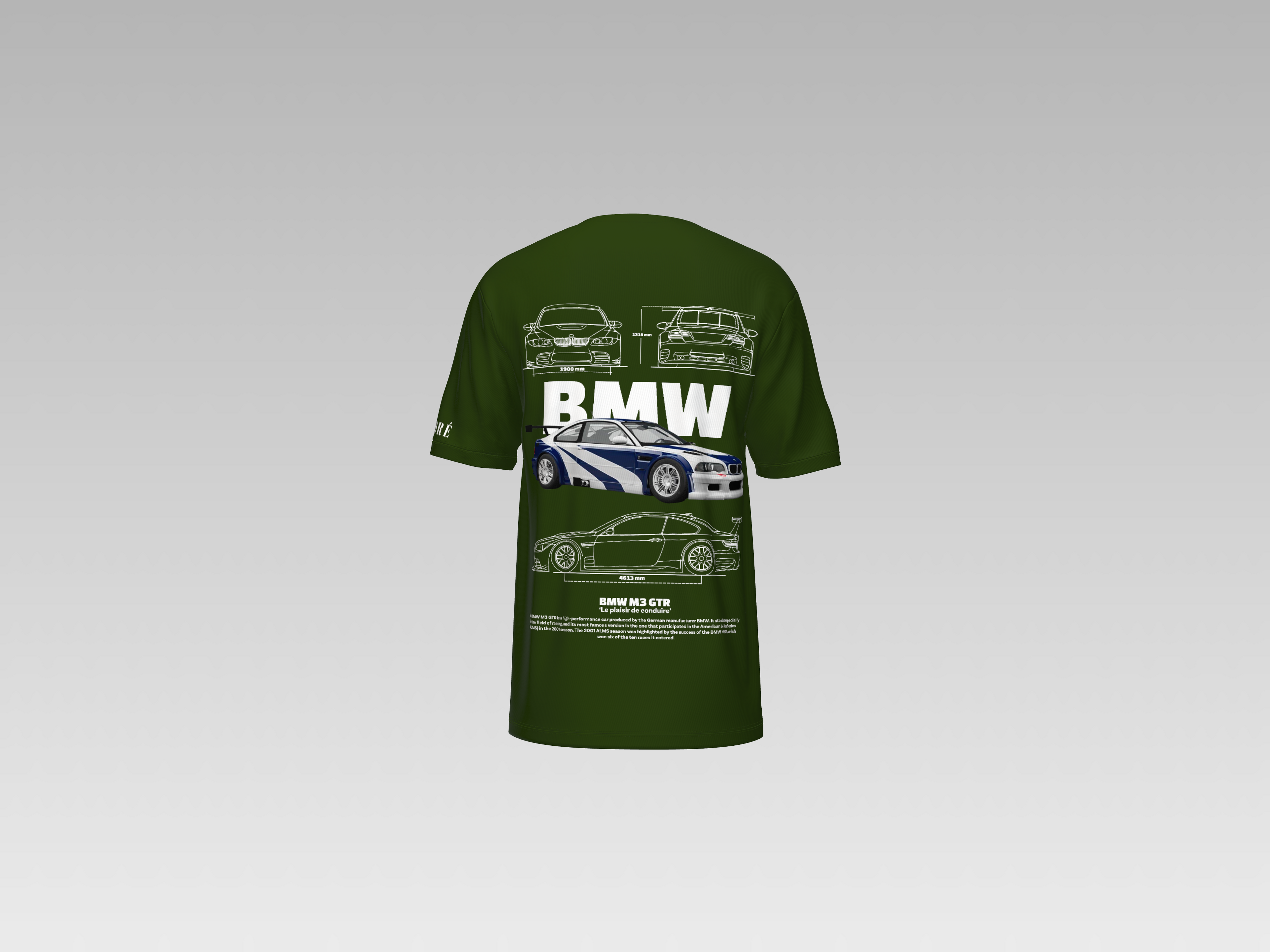 BMW M3 GTR PRINTED T-SHIRT