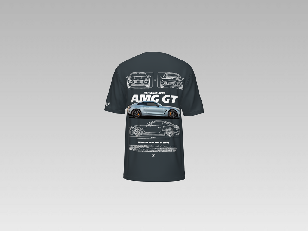 MERCEDES BENZ AMG GT COUPE PRINTED T-SHIRT