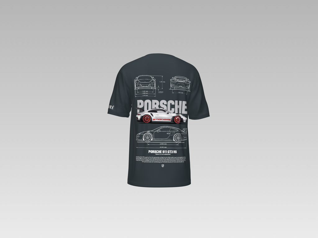 PORCHE 911 GT3 RS PRINTED T-SHIRT