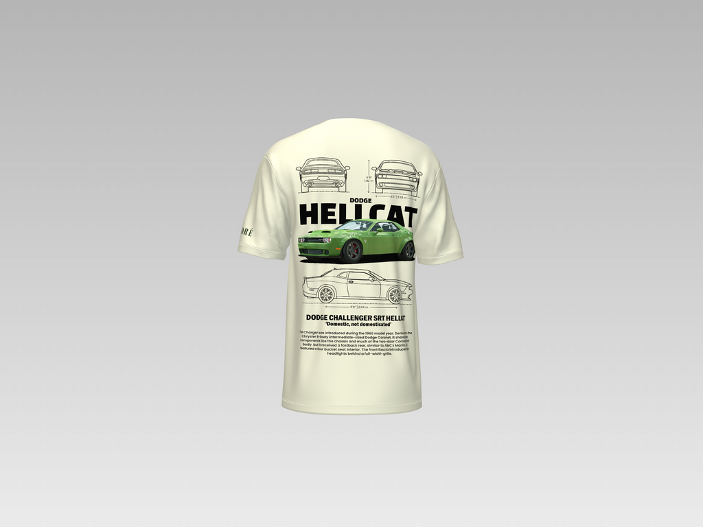 DODGE HELLCAT PRINTED T-SHIRT