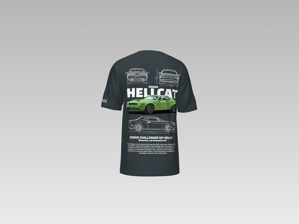 DODGE HELLCAT PRINTED T-SHIRT