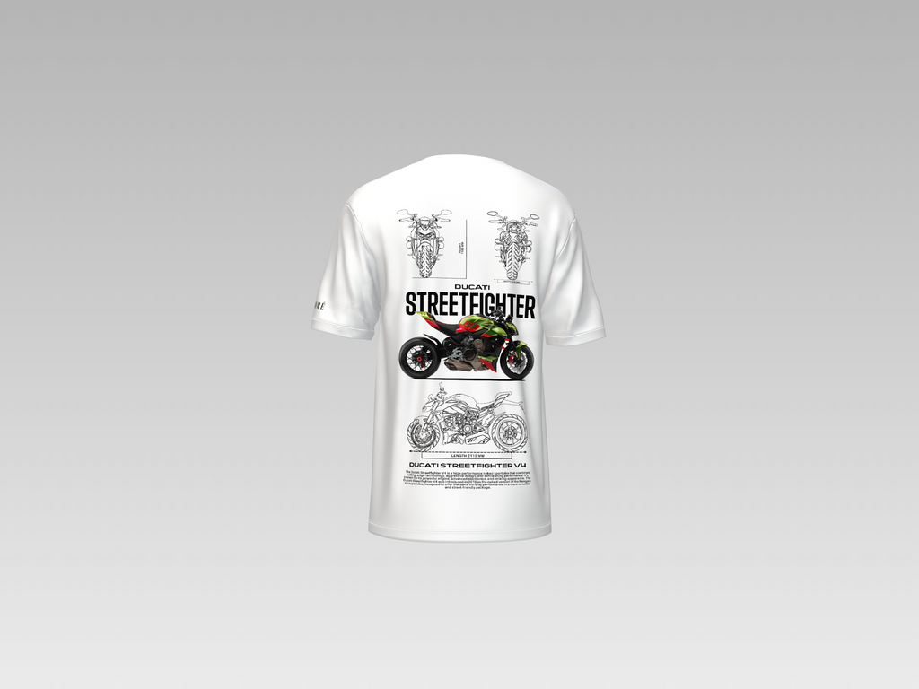 DUCATI STREETFIGHTER PRINTED T-SHIRT