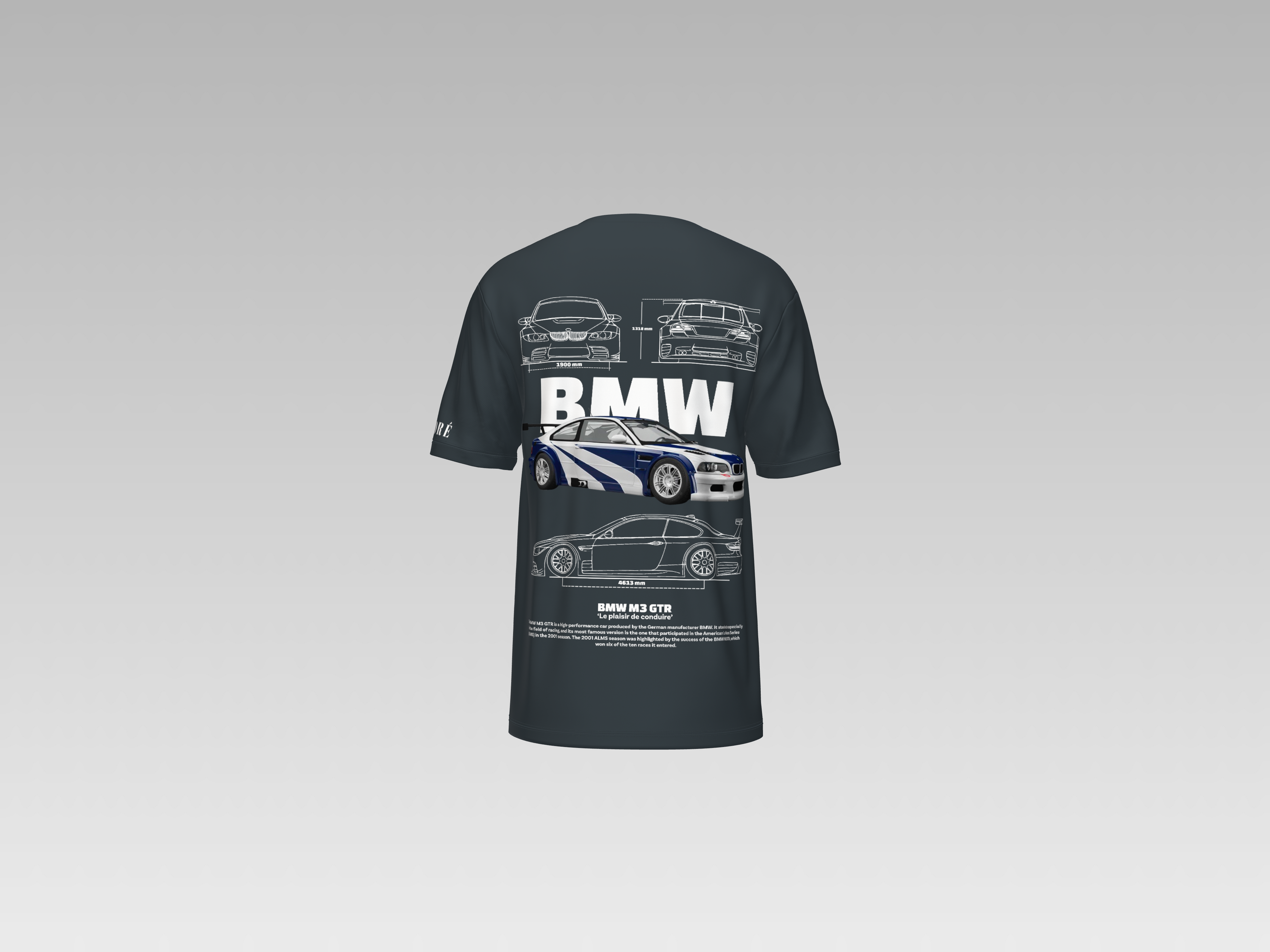 BMW M3 GTR PRINTED T-SHIRT