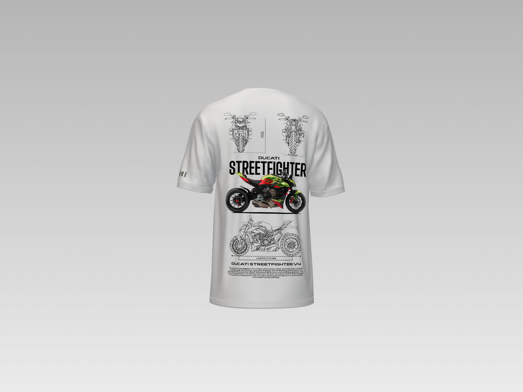 DUCATI STREETFIGHTER PRINTED T-SHIRT