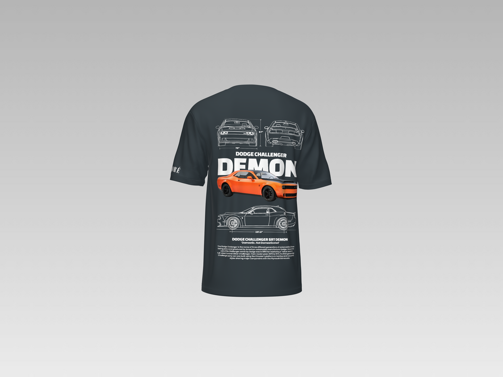 DODGE CHALLENGER DEMON PRINTED T-SHIRT