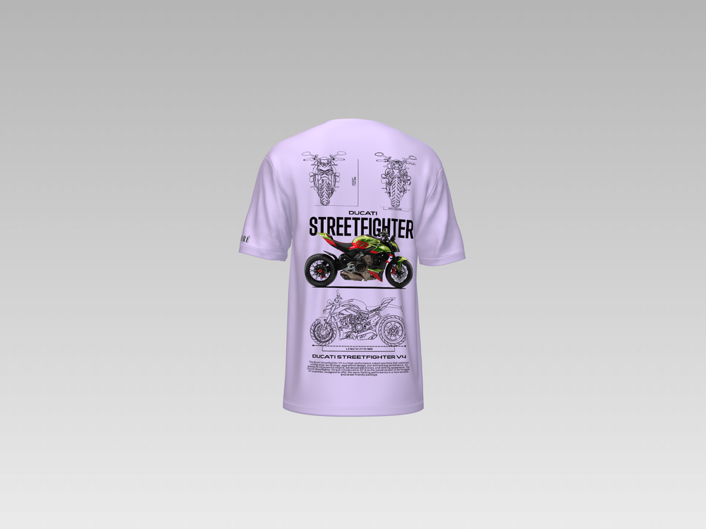 DUCATI STREETFIGHTER PRINTED T-SHIRT
