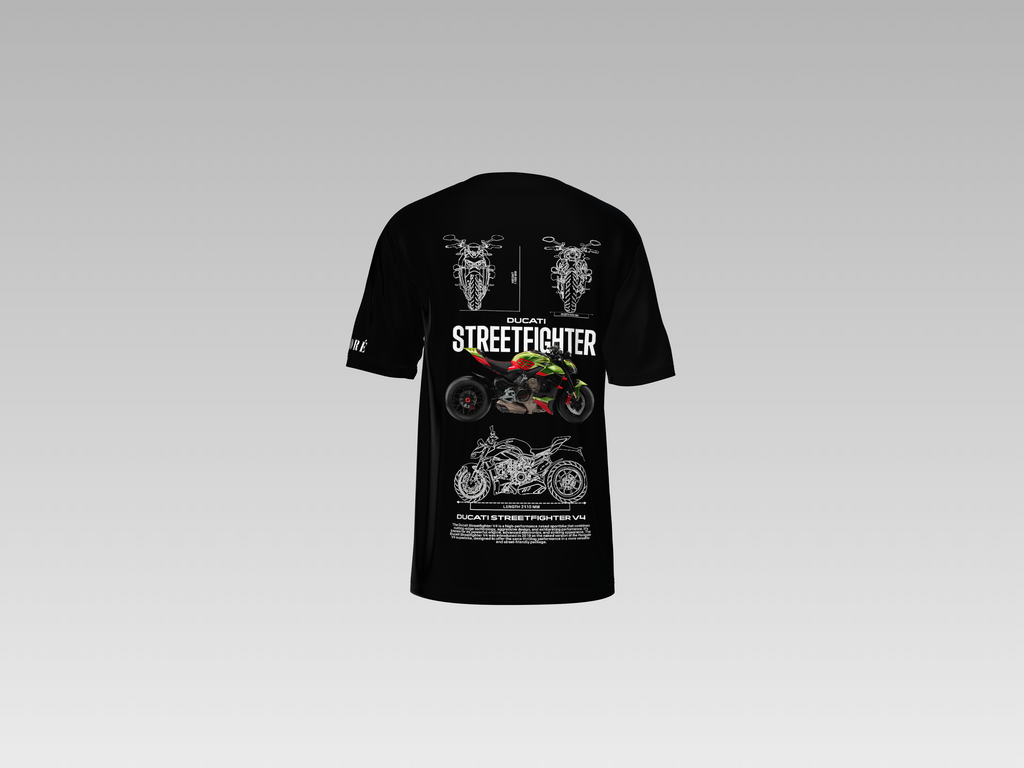 DUCATI STREETFIGHTER PRINTED T-SHIRT