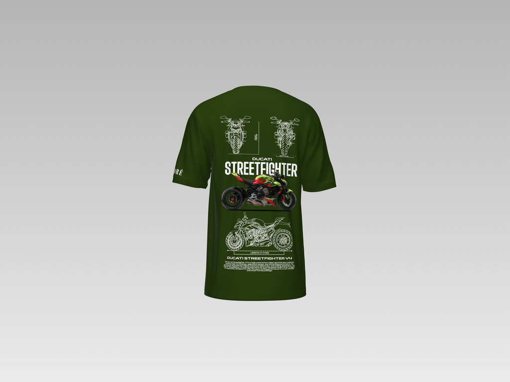 DUCATI STREETFIGHTER PRINTED T-SHIRT