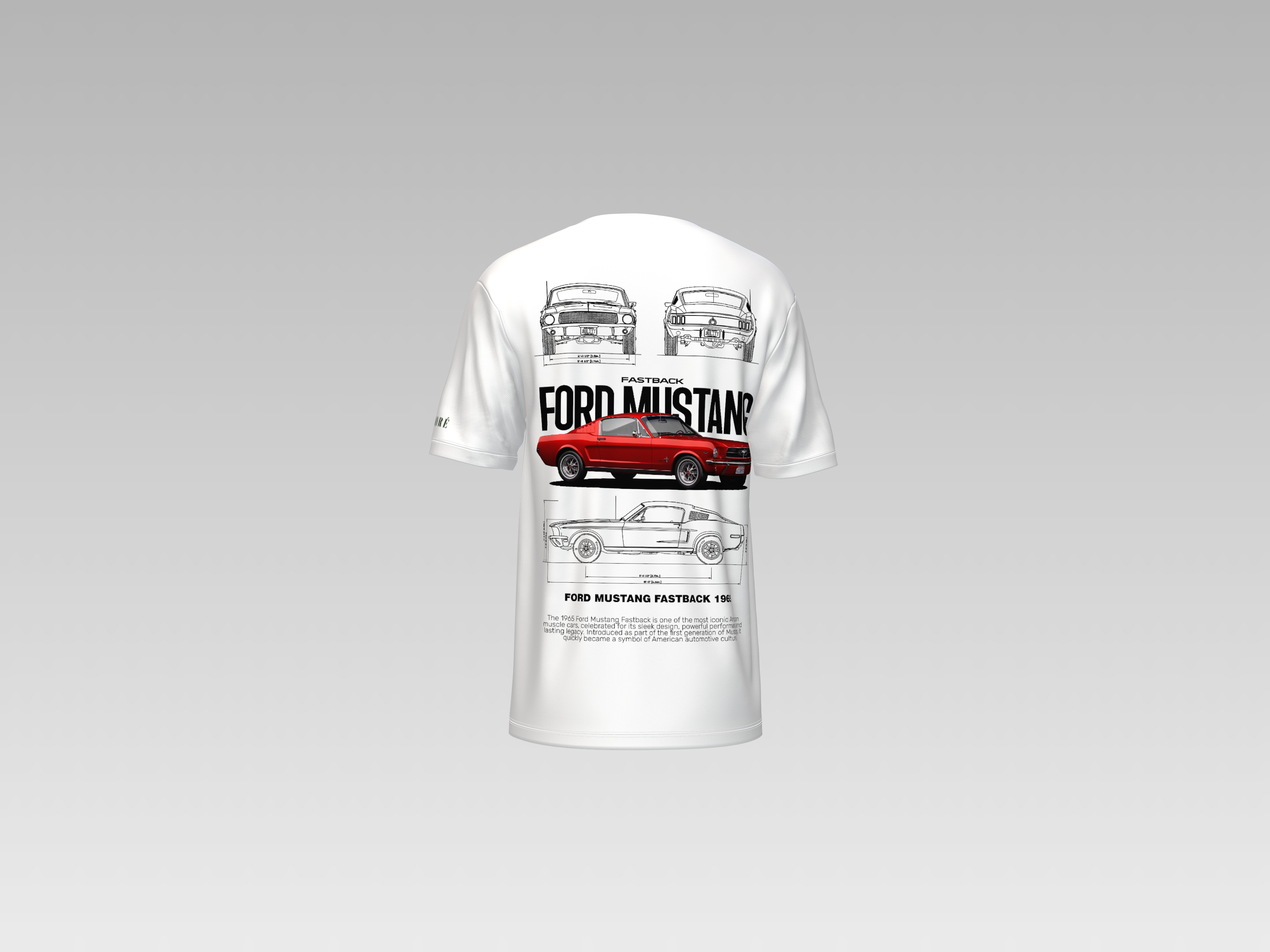 1996 FORD MUSTANG PRINTED T-SHIRT