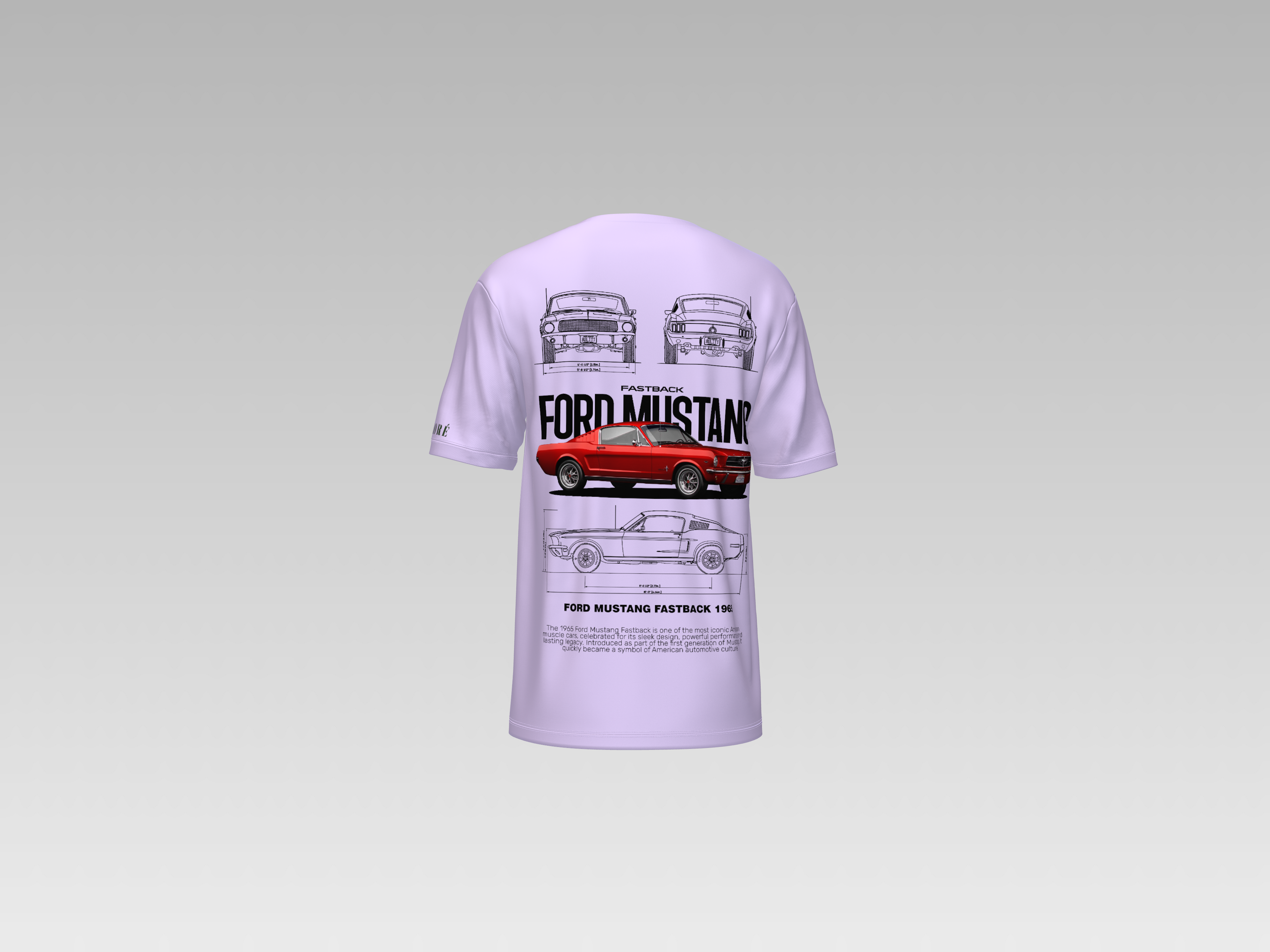 1996 FORD MUSTANG PRINTED T-SHIRT