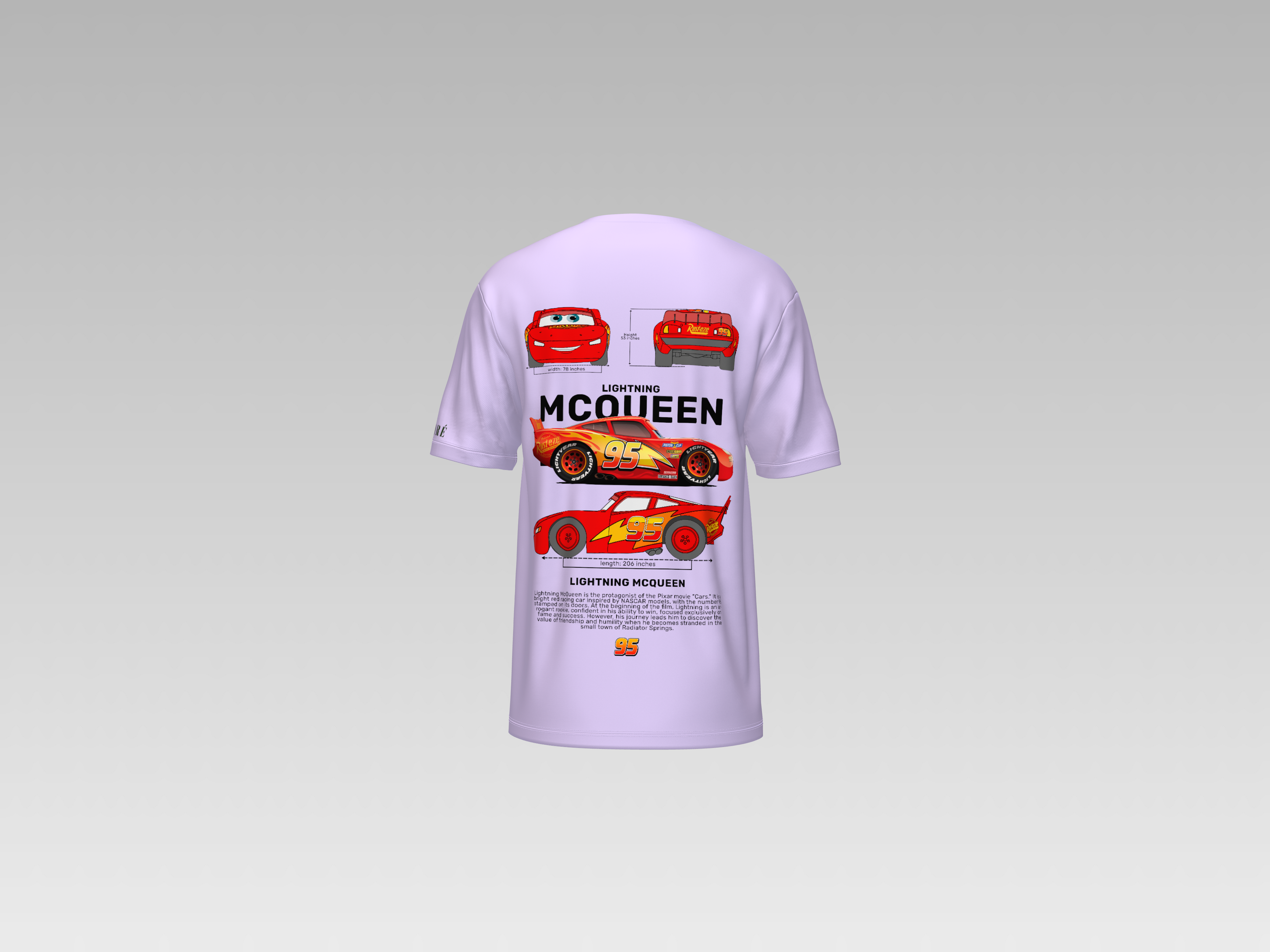 LIGHTNING MCQUEEN PRINTED T-SHIRT
