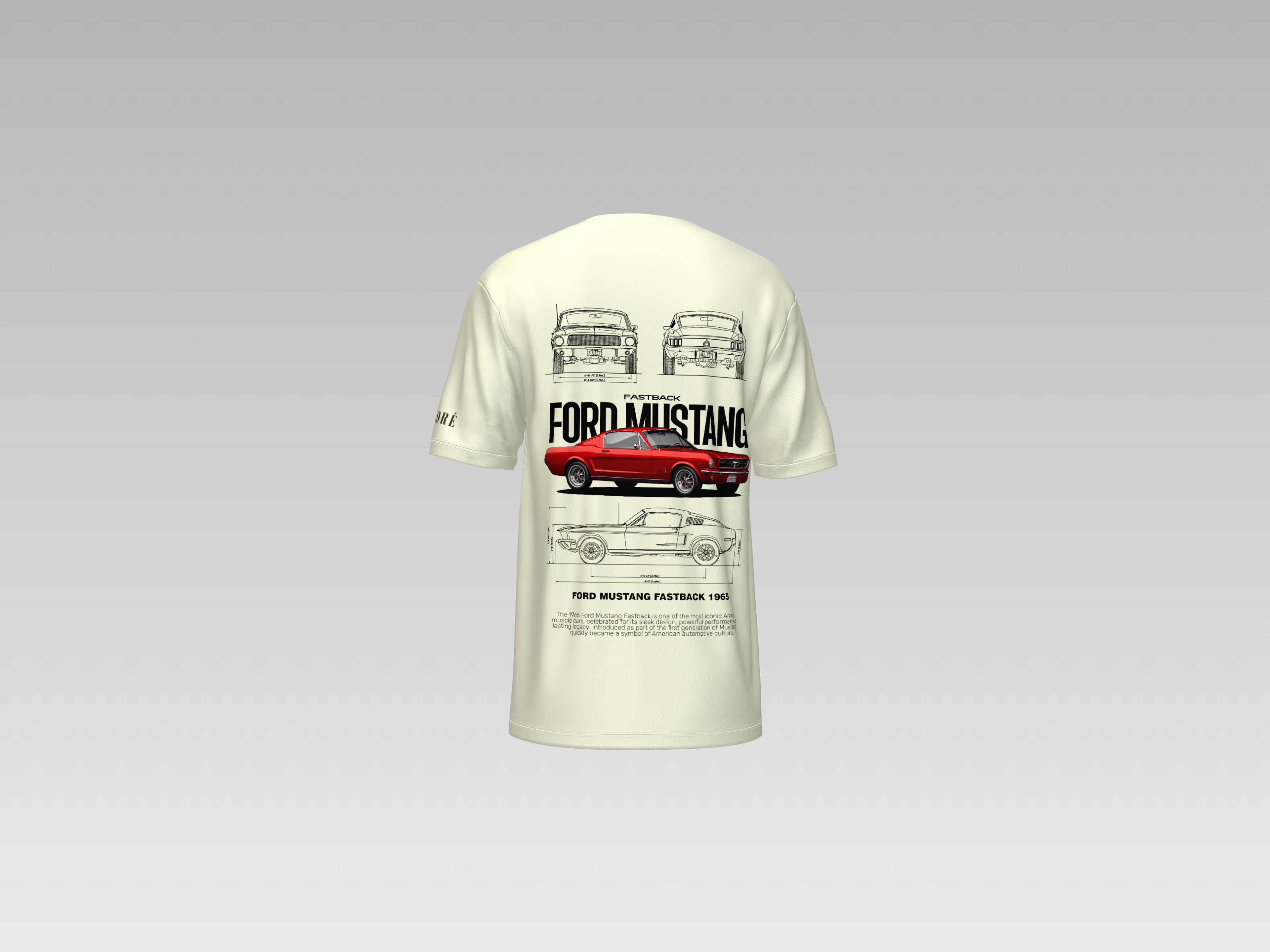 1996 FORD MUSTANG PRINTED T-SHIRT