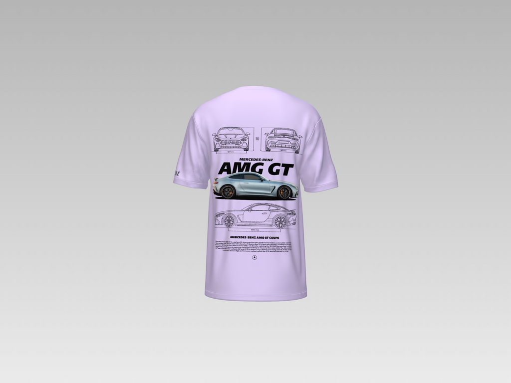 MERCEDES BENZ AMG GT COUPE PRINTED T-SHIRT