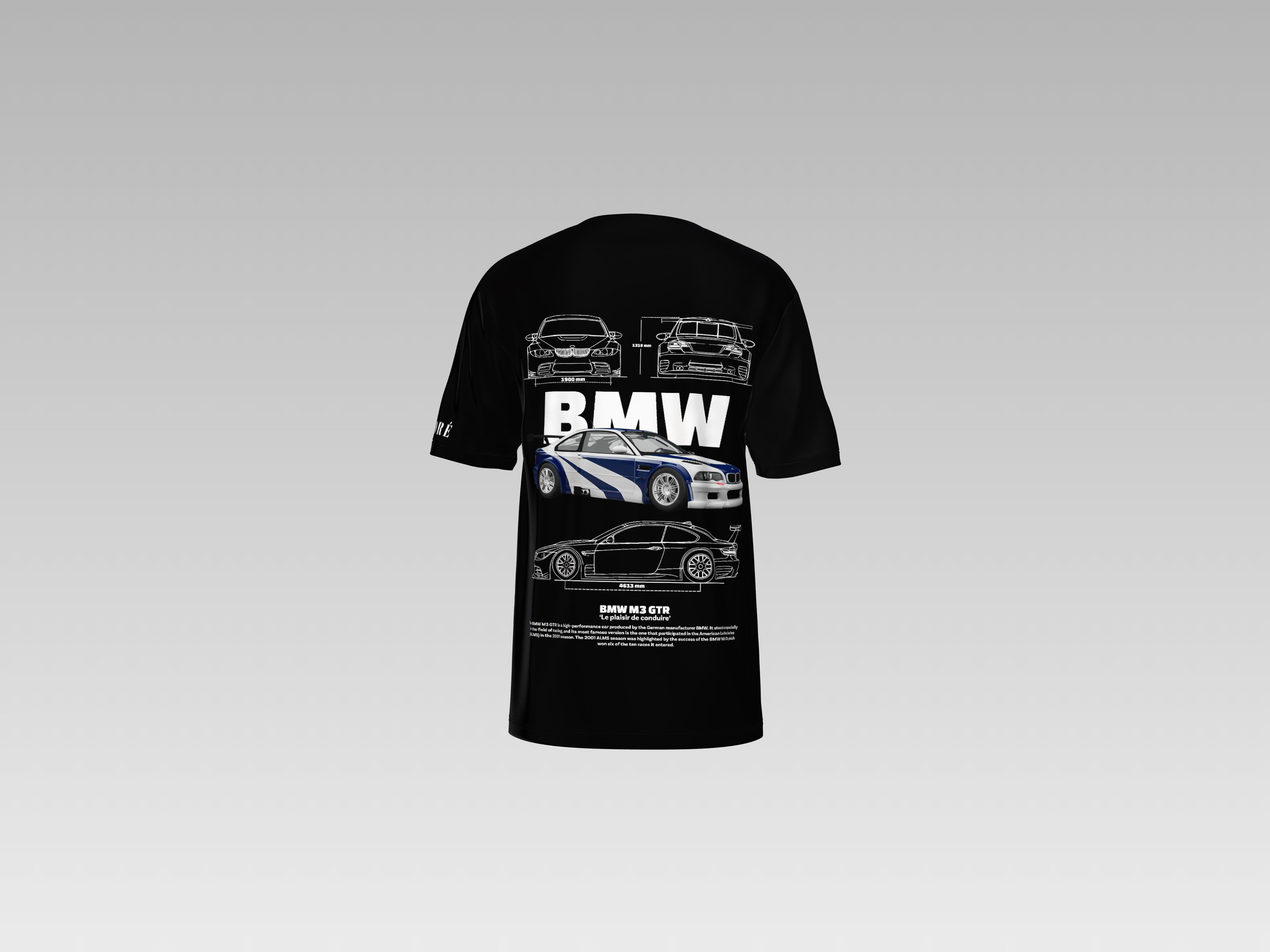 BMW M3 GTR PRINTED T-SHIRT