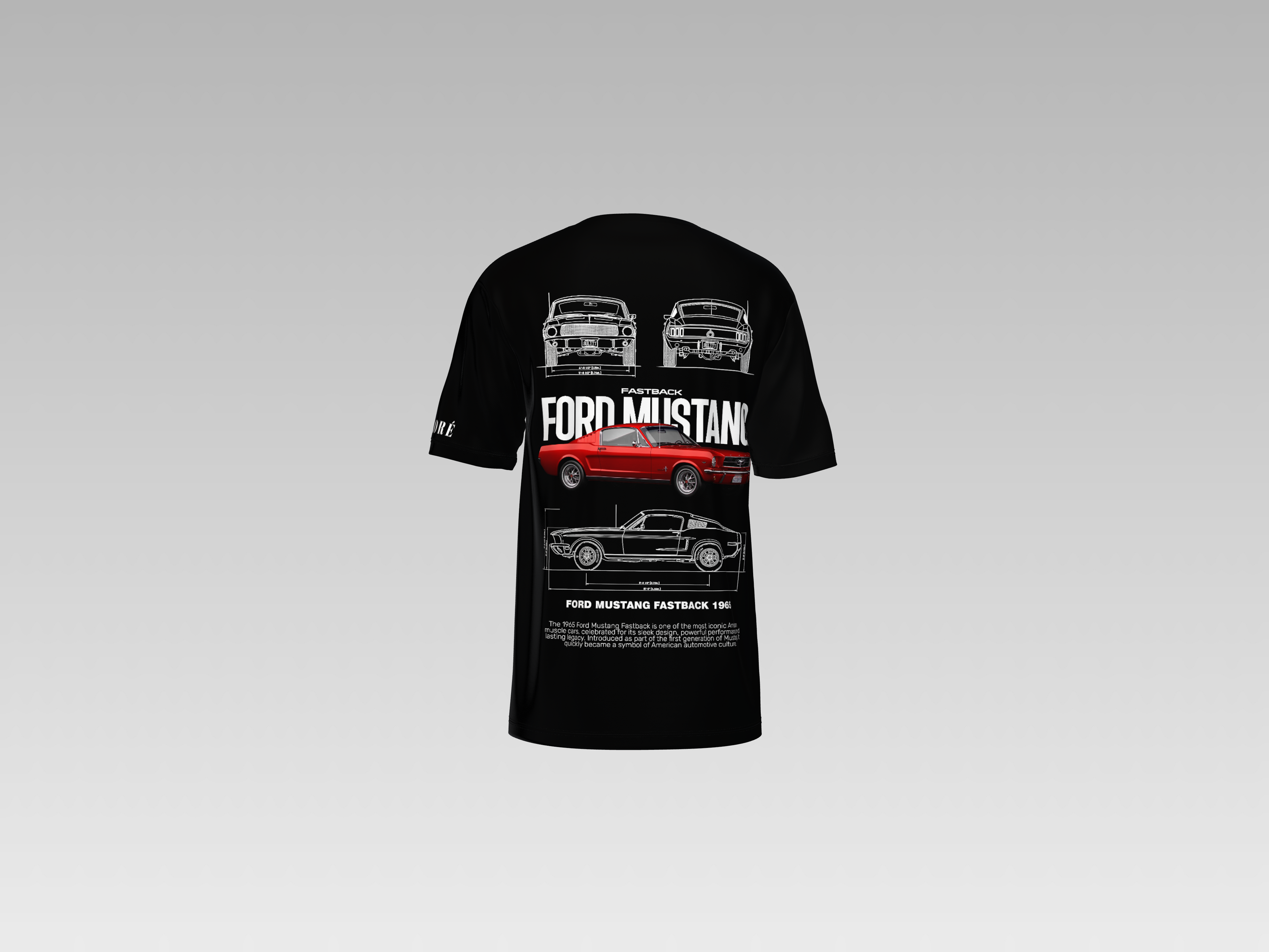 1996 FORD MUSTANG PRINTED T-SHIRT