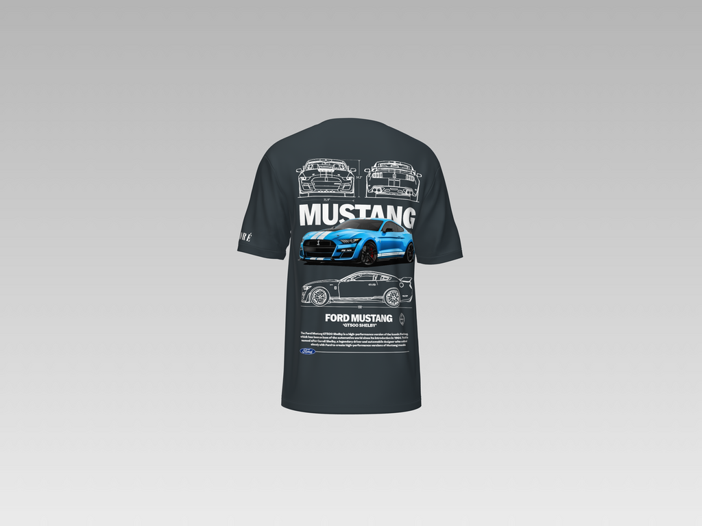 FORD MUSTANG SHELBY GT500 COBRA PRINTED T-SHIRT