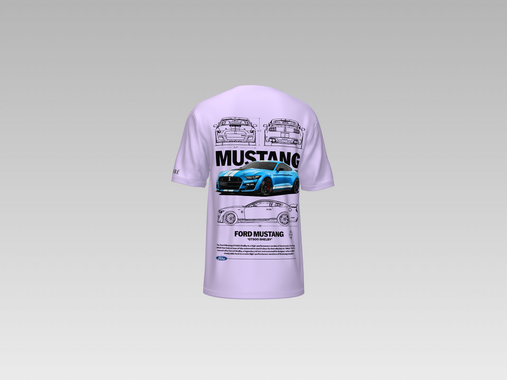 FORD MUSTANG SHELBY GT500 COBRA PRINTED T-SHIRT