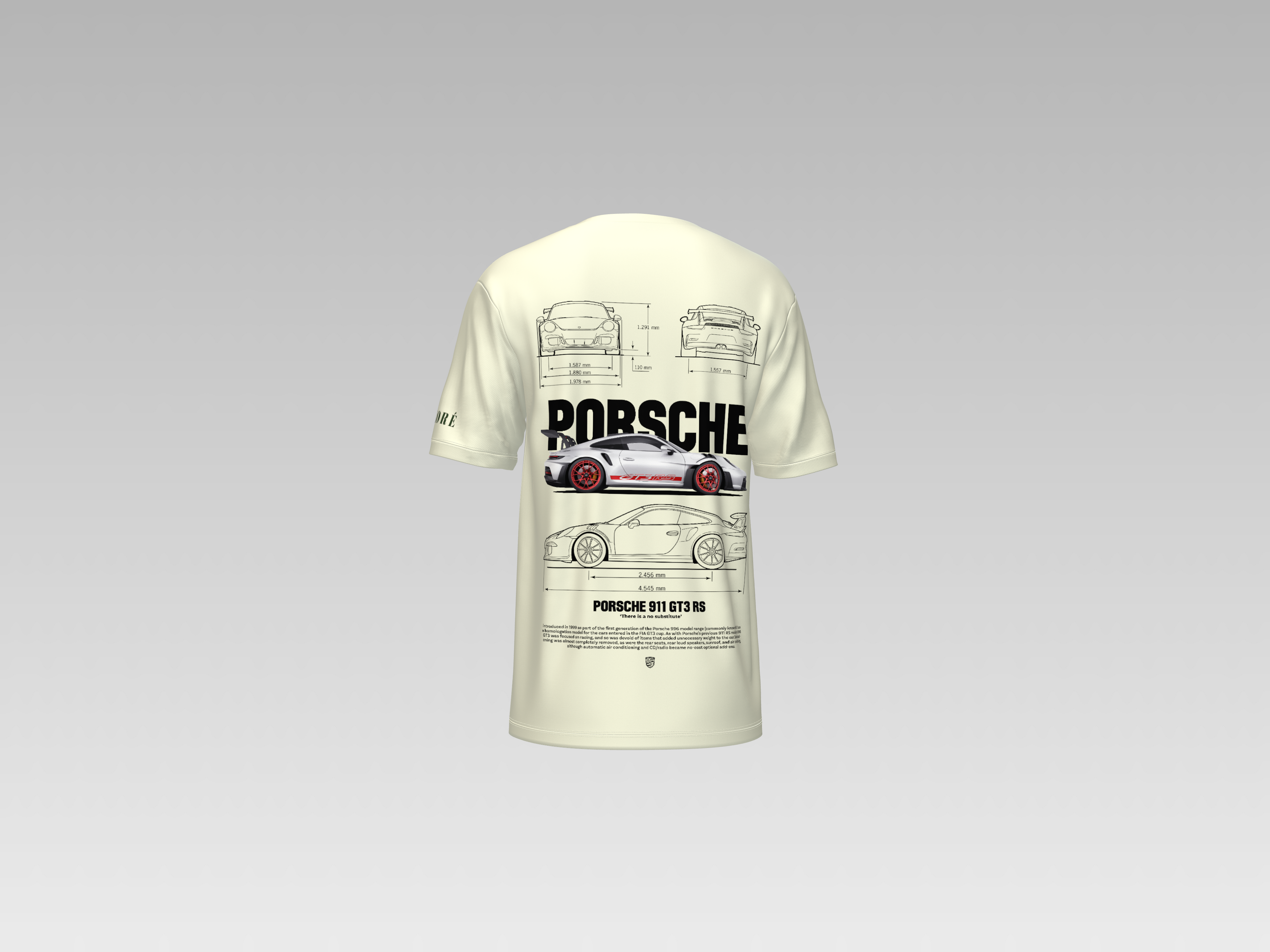 PORCHE 911 GT3 RS PRINTED T-SHIRT