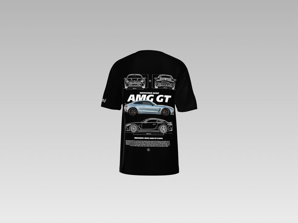 MERCEDES BENZ AMG GT COUPE PRINTED T-SHIRT