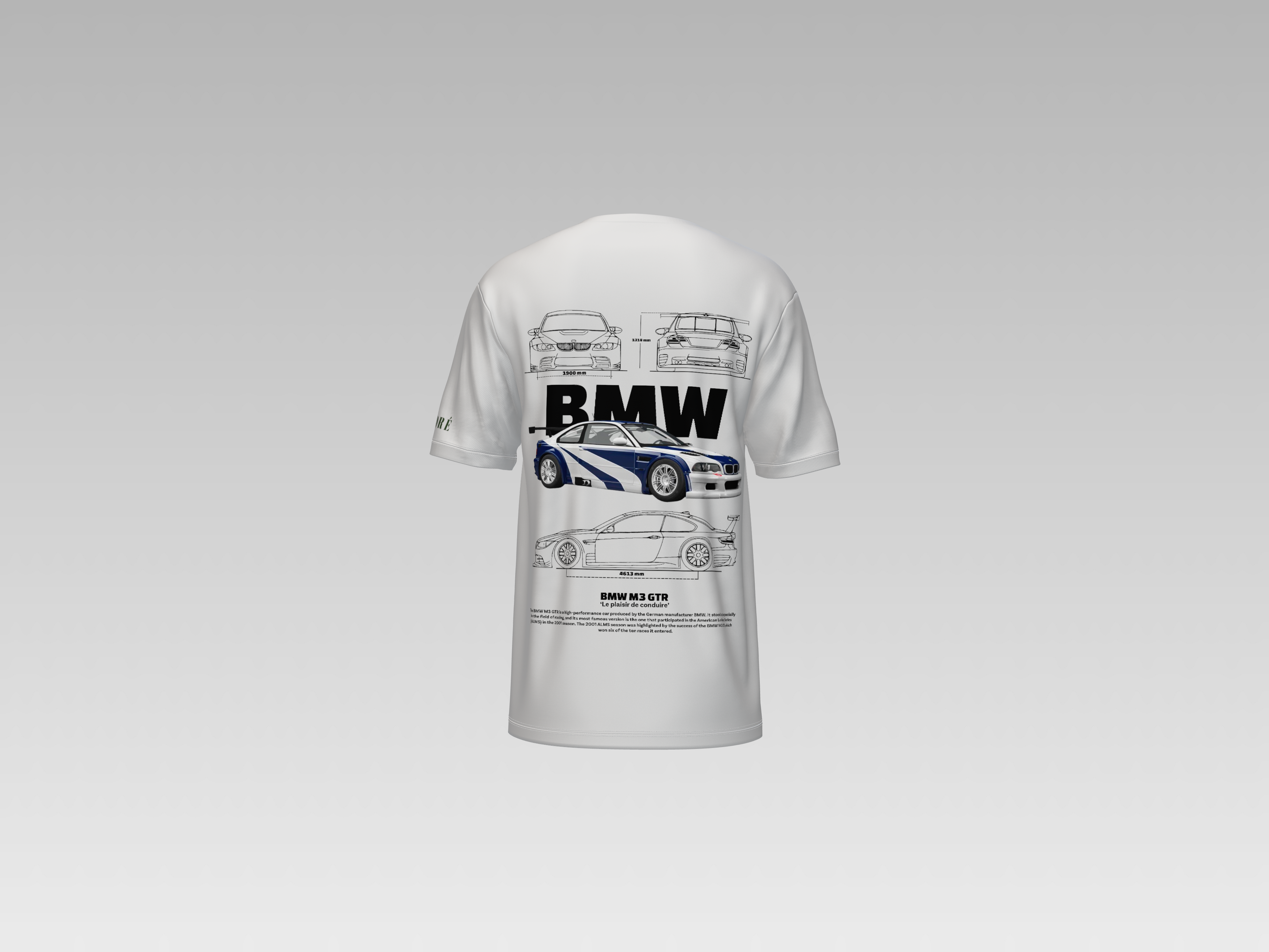 BMW M3 GTR PRINTED T-SHIRT