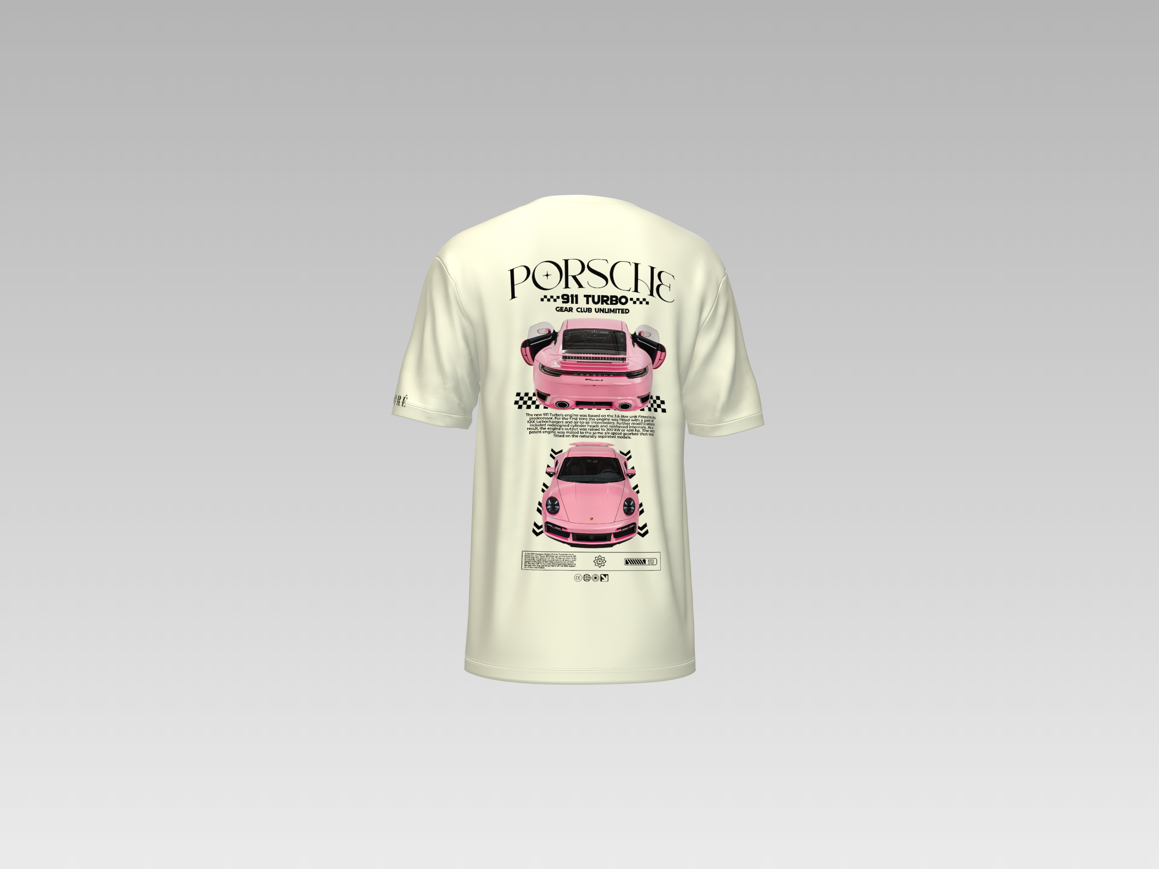 PORCHE 911 TURBO PRINTED T-SHIRT
