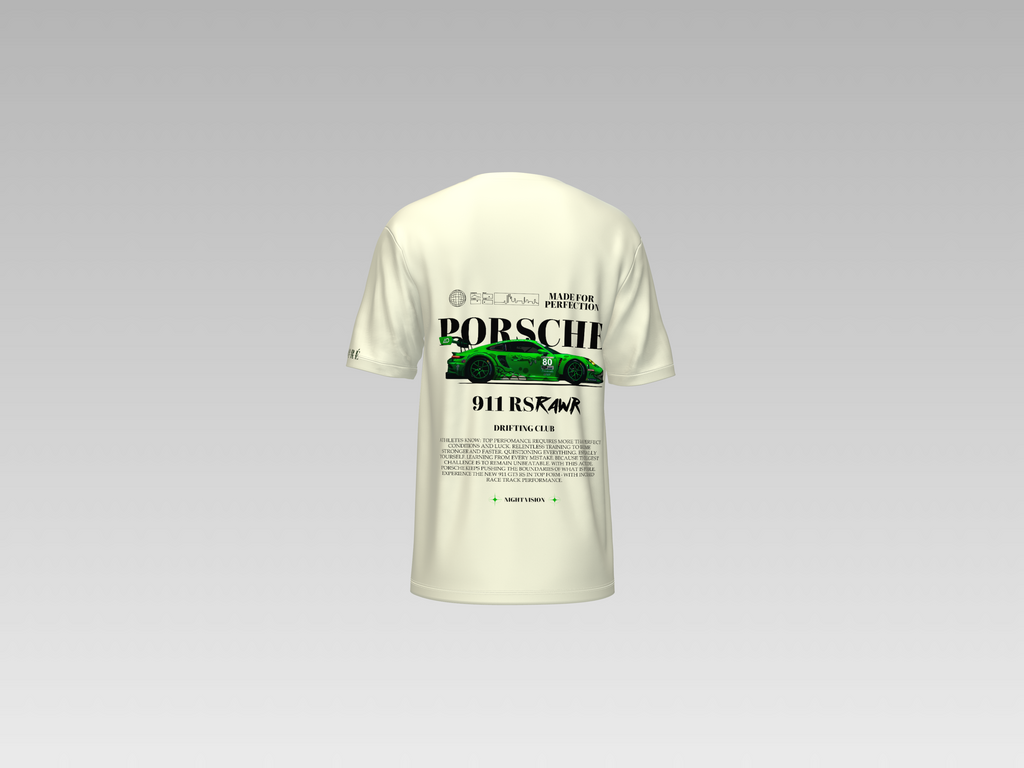 PORSCHE 911 RS RAWR PRINTED T-SHIRT